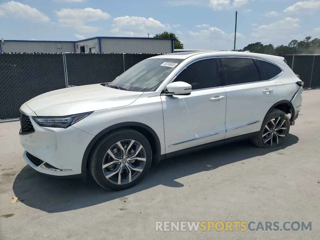 1 Photograph of a damaged car 5J8YD9H45PL000928 ACURA MDX 2023