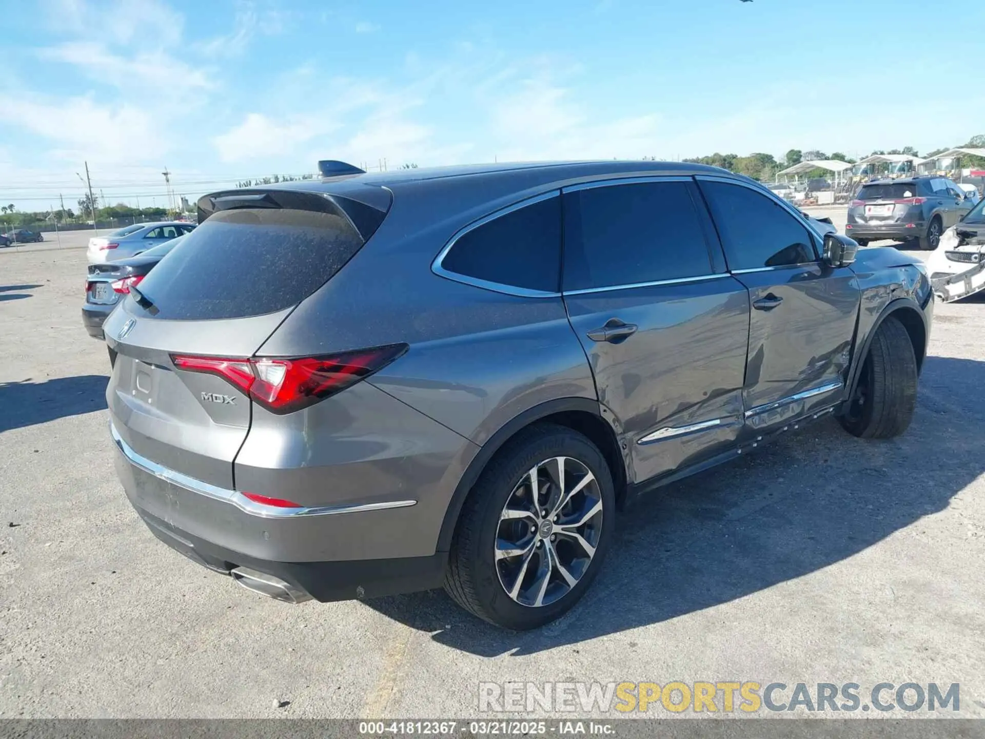 4 Photograph of a damaged car 5J8YD9H45PL006079 ACURA MDX 2023