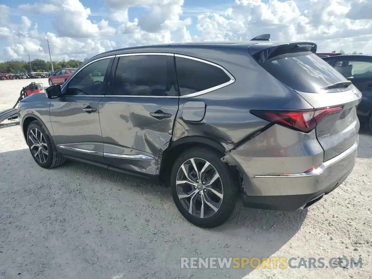 2 Photograph of a damaged car 5J8YD9H46PL004227 ACURA MDX 2023