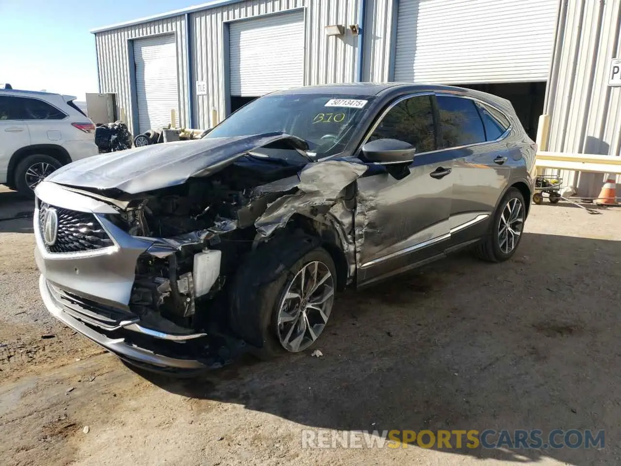 1 Photograph of a damaged car 5J8YD9H47PL007508 ACURA MDX 2023