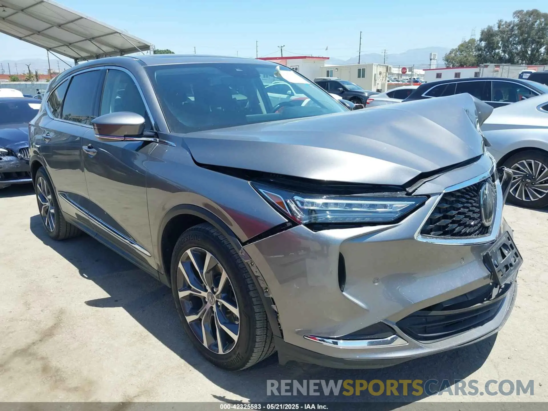 1 Photograph of a damaged car 5J8YD9H4XPL005963 ACURA MDX 2023