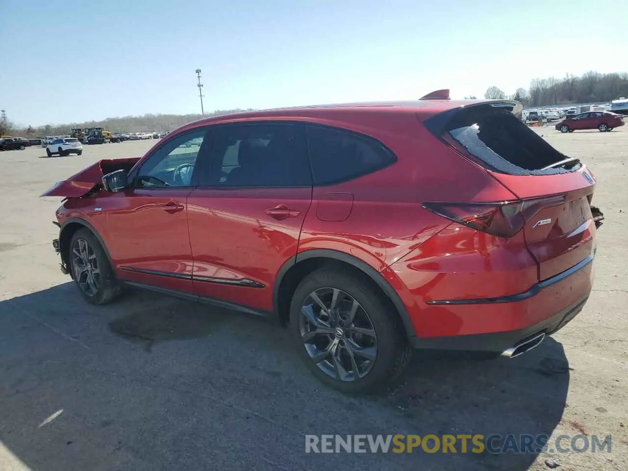 2 Photograph of a damaged car 5J8YE1H00PL006860 ACURA MDX 2023