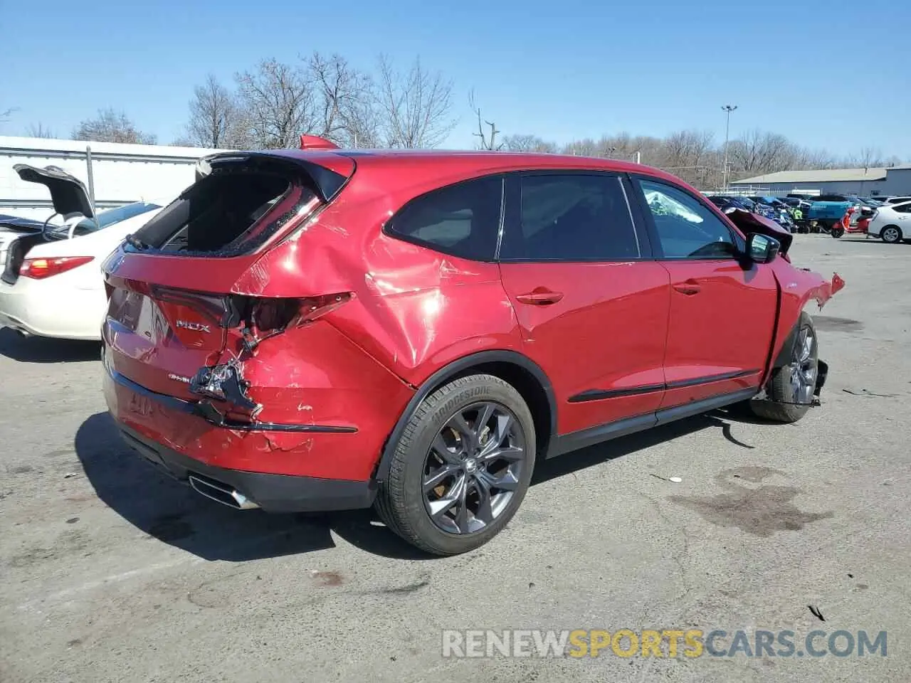 3 Photograph of a damaged car 5J8YE1H00PL006860 ACURA MDX 2023