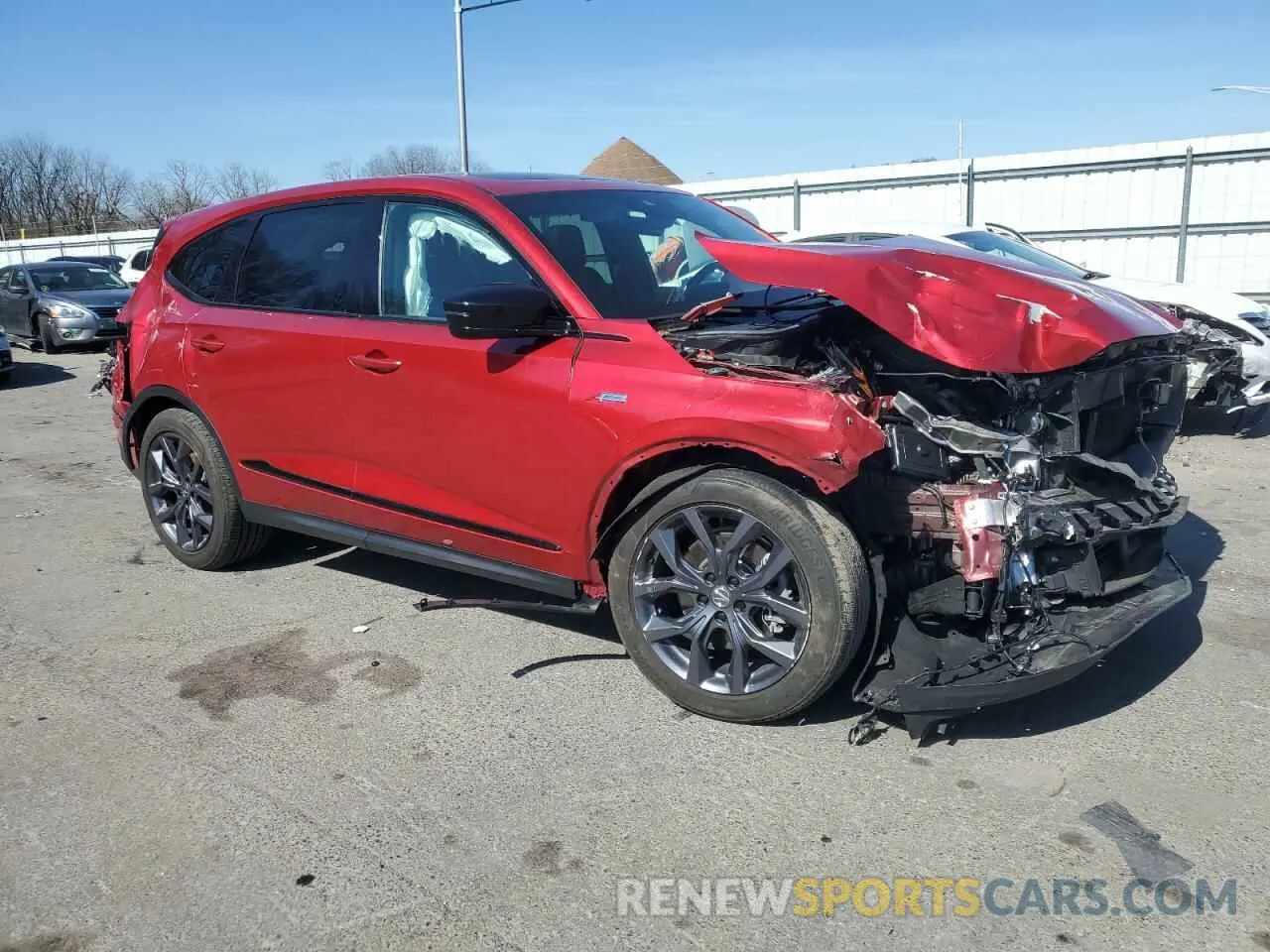 4 Photograph of a damaged car 5J8YE1H00PL006860 ACURA MDX 2023