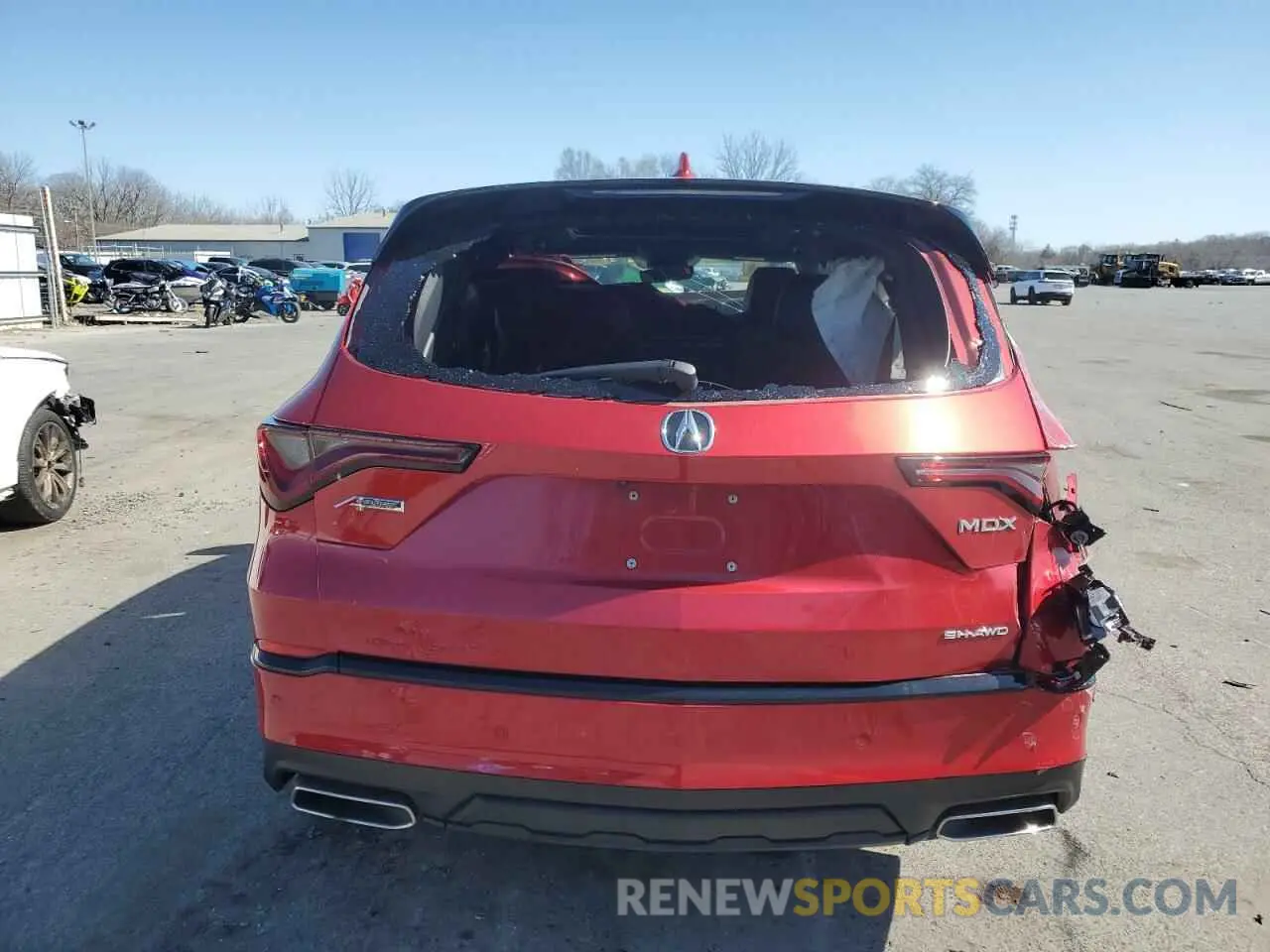 6 Photograph of a damaged car 5J8YE1H00PL006860 ACURA MDX 2023