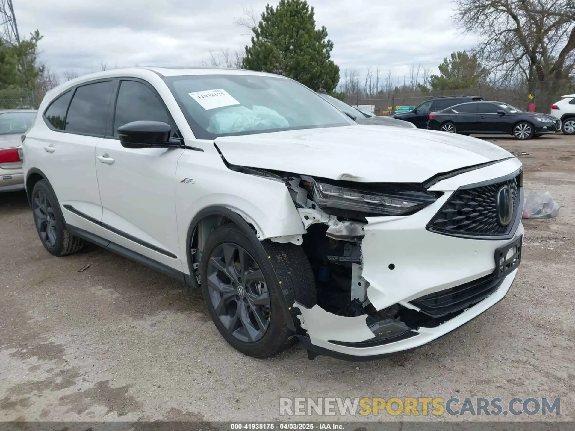 1 Photograph of a damaged car 5J8YE1H00PL030513 ACURA MDX 2023