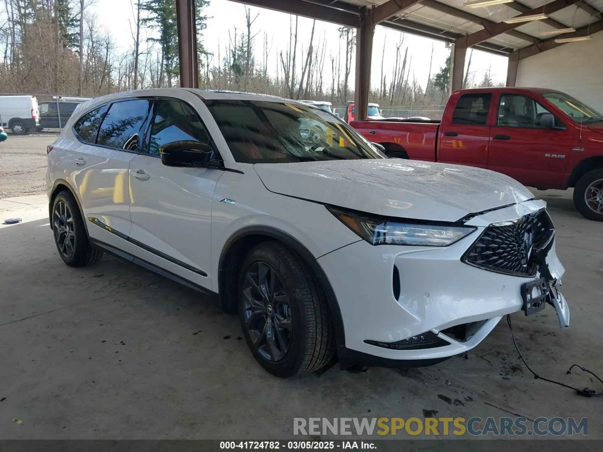 1 Photograph of a damaged car 5J8YE1H01PL030004 ACURA MDX 2023