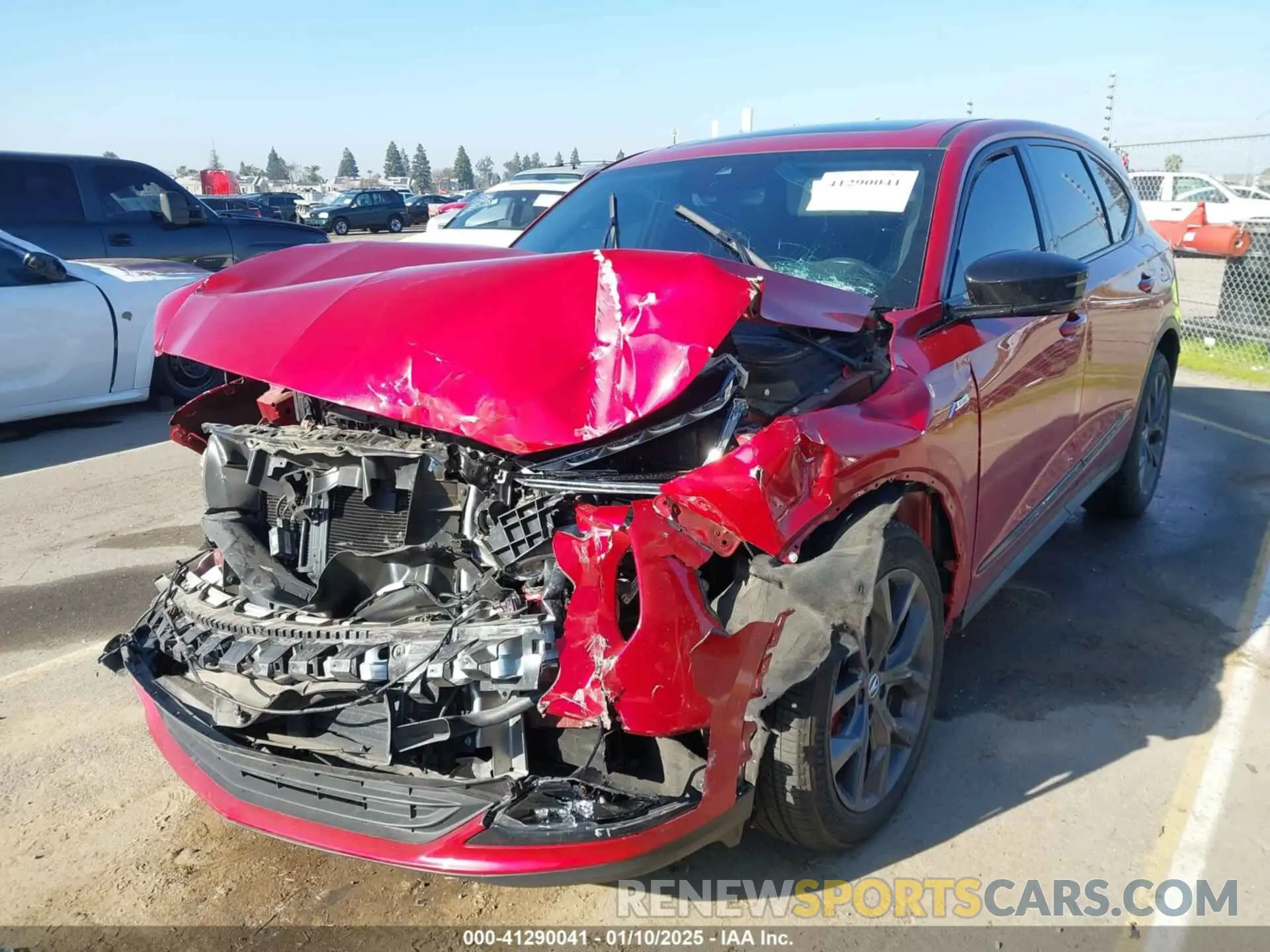 2 Photograph of a damaged car 5J8YE1H01PL030441 ACURA MDX 2023