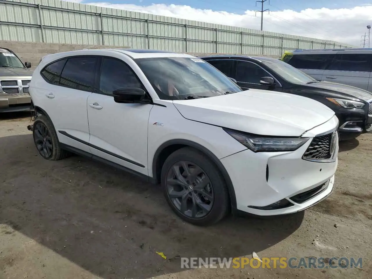 4 Photograph of a damaged car 5J8YE1H02PL042968 ACURA MDX 2023