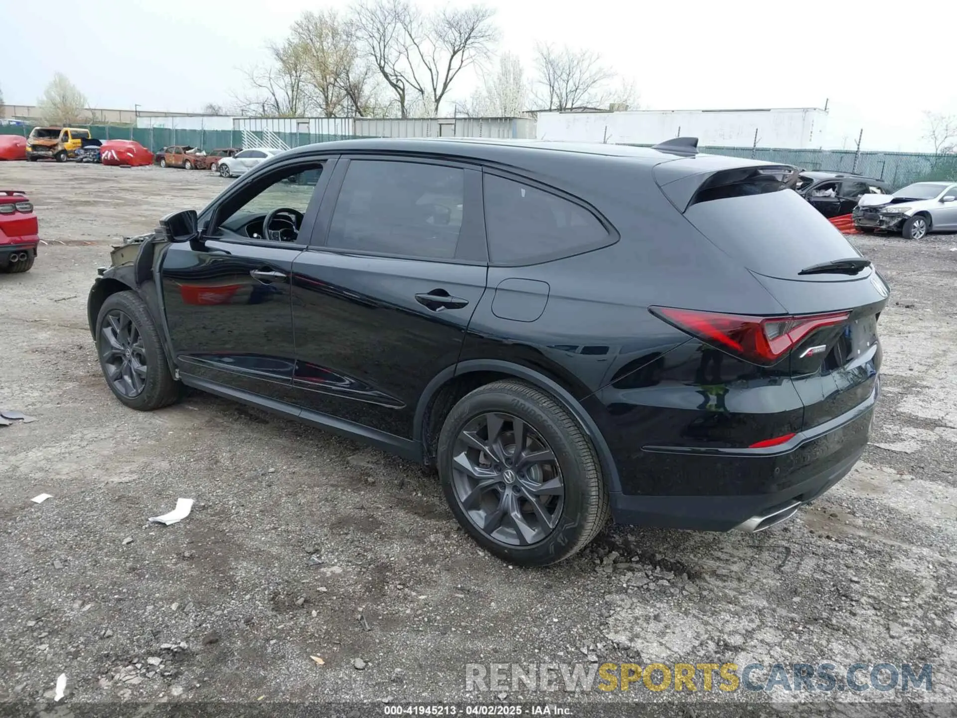 3 Photograph of a damaged car 5J8YE1H03PL008019 ACURA MDX 2023