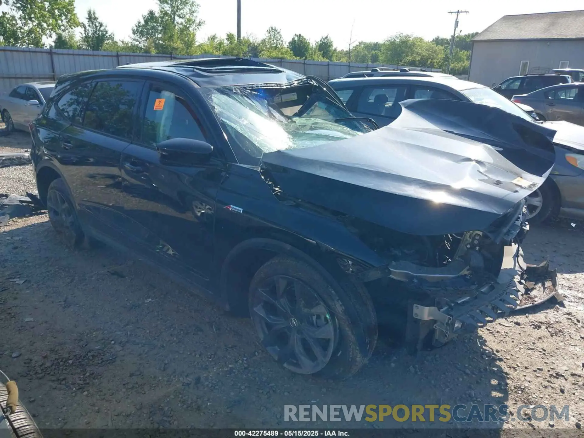 1 Photograph of a damaged car 5J8YE1H04PL020261 ACURA MDX 2023