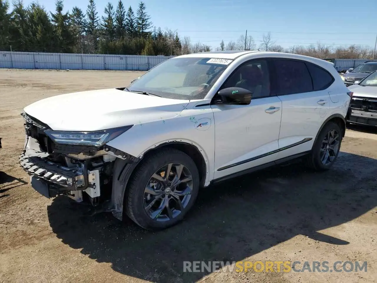1 Photograph of a damaged car 5J8YE1H05PL802410 ACURA MDX 2023