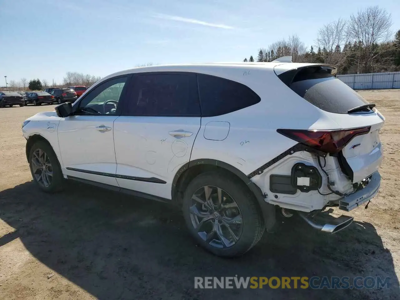 2 Photograph of a damaged car 5J8YE1H05PL802410 ACURA MDX 2023