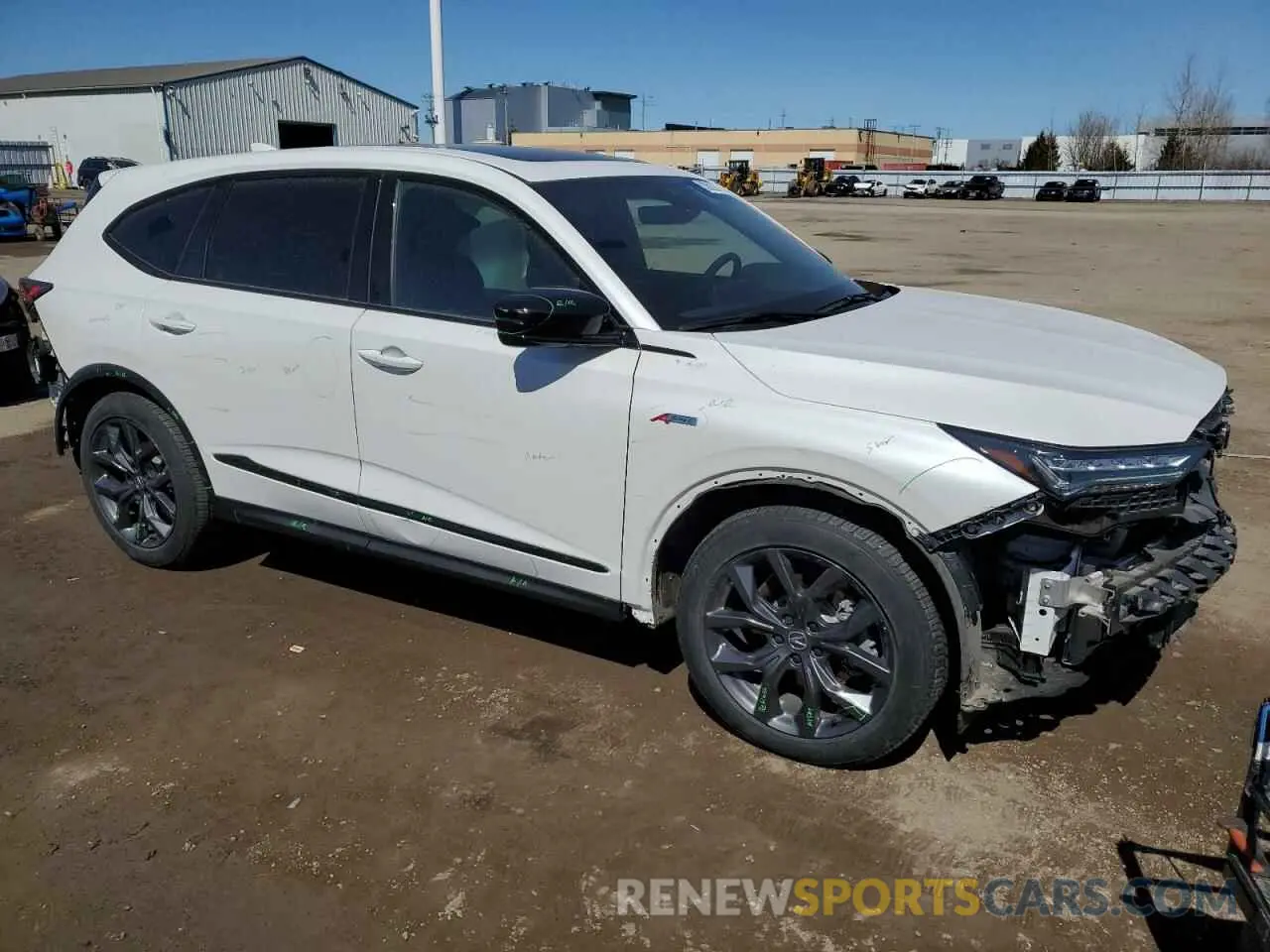 4 Photograph of a damaged car 5J8YE1H05PL802410 ACURA MDX 2023