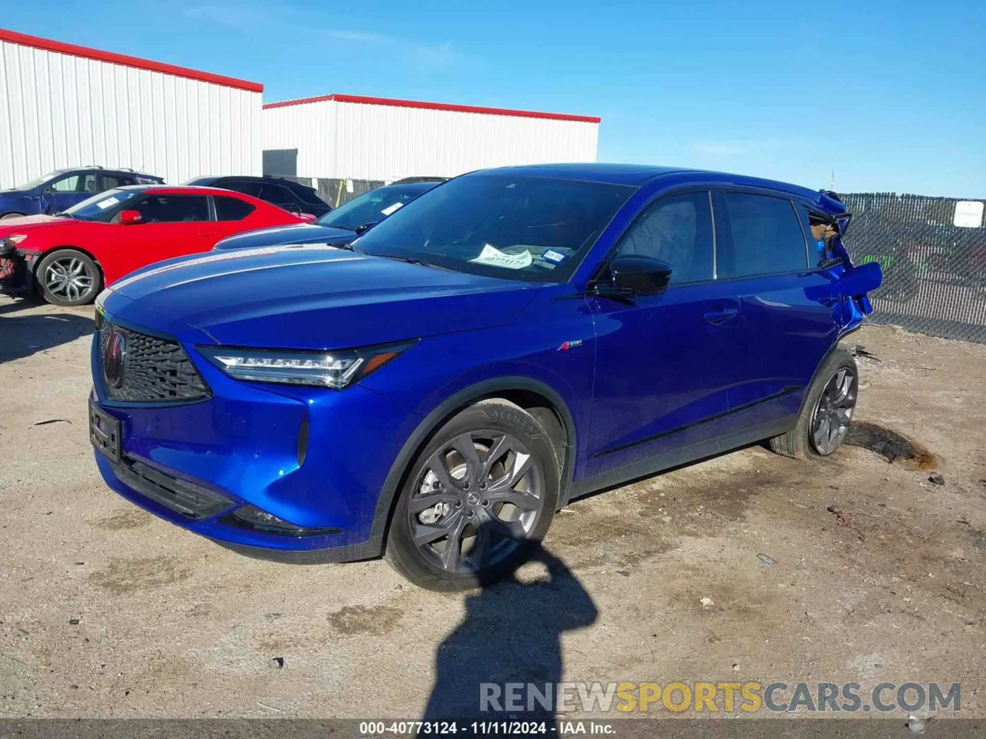 2 Photograph of a damaged car 5J8YE1H06PL003364 ACURA MDX 2023