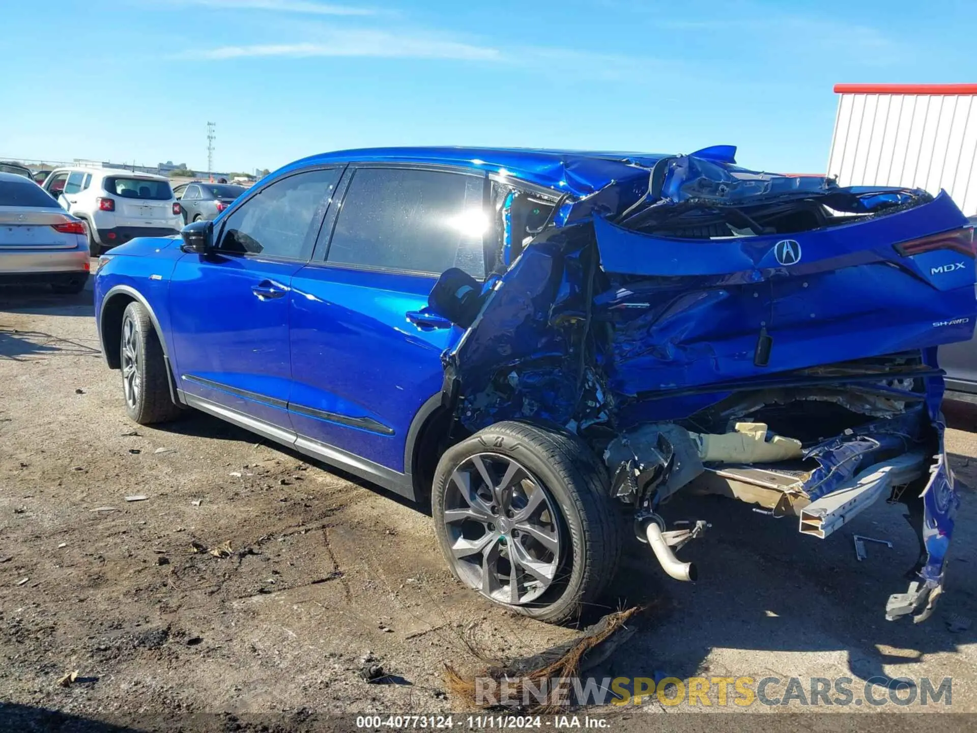 3 Photograph of a damaged car 5J8YE1H06PL003364 ACURA MDX 2023