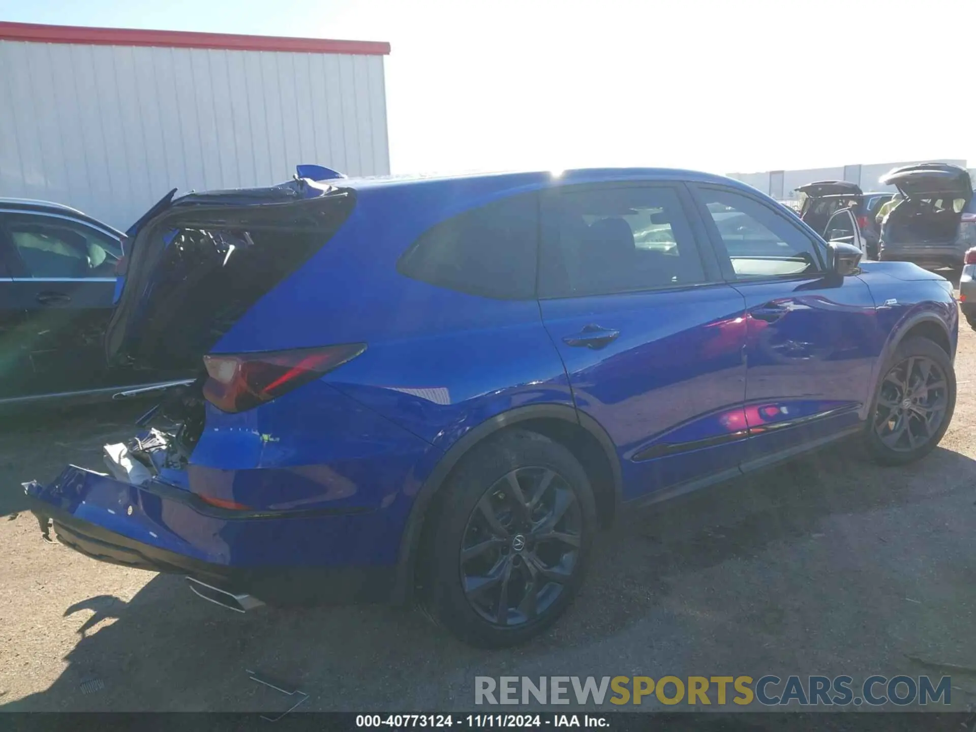 4 Photograph of a damaged car 5J8YE1H06PL003364 ACURA MDX 2023