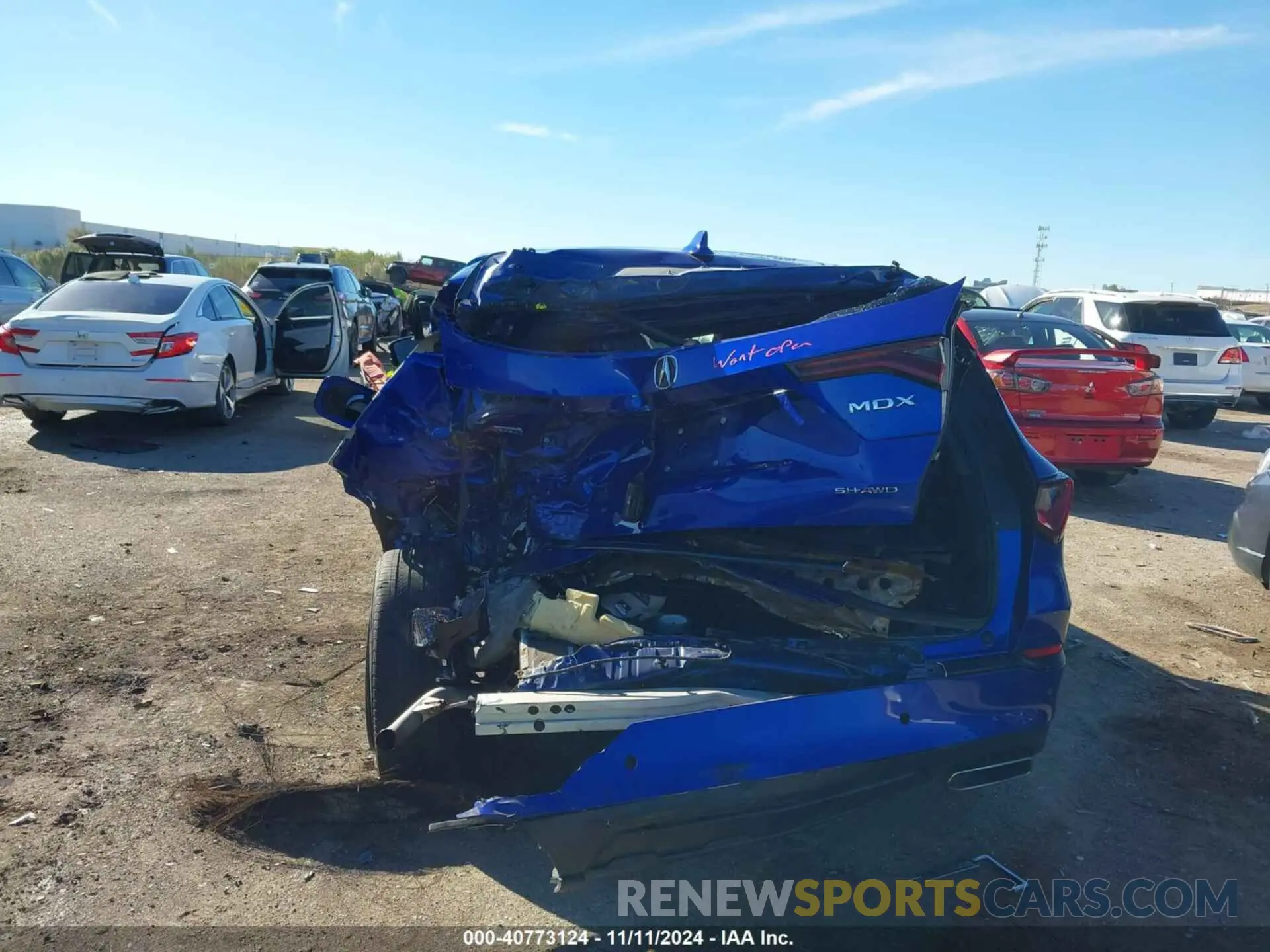 6 Photograph of a damaged car 5J8YE1H06PL003364 ACURA MDX 2023