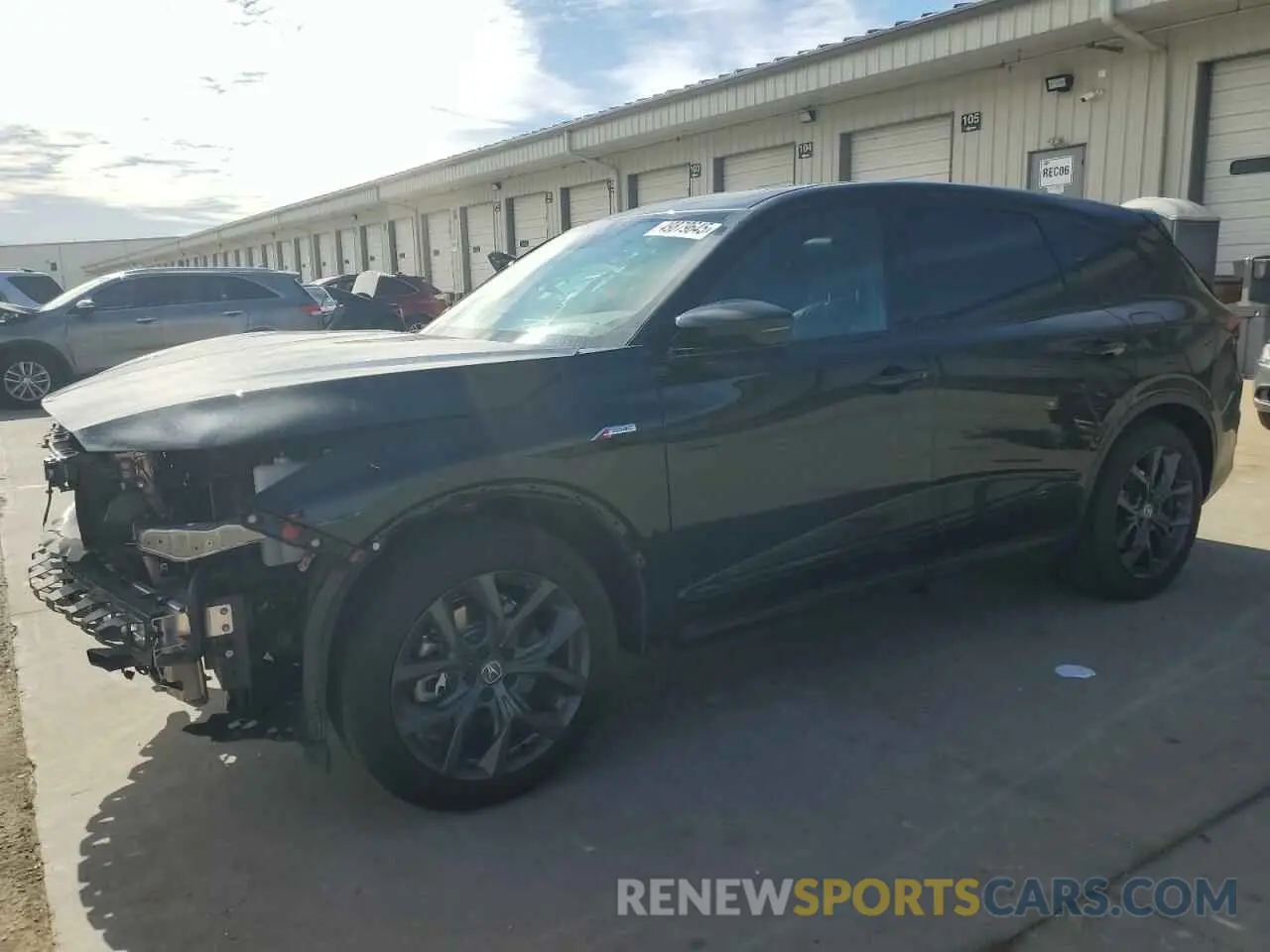 1 Photograph of a damaged car 5J8YE1H06PL012727 ACURA MDX 2023