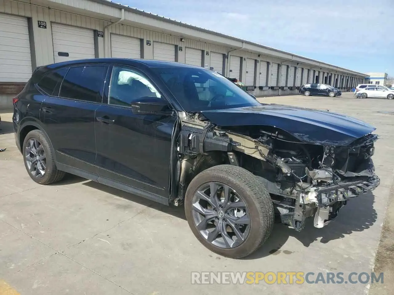 4 Photograph of a damaged car 5J8YE1H06PL012727 ACURA MDX 2023