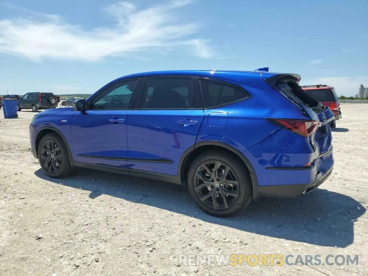 2 Photograph of a damaged car 5J8YE1H06PL023338 ACURA MDX 2023