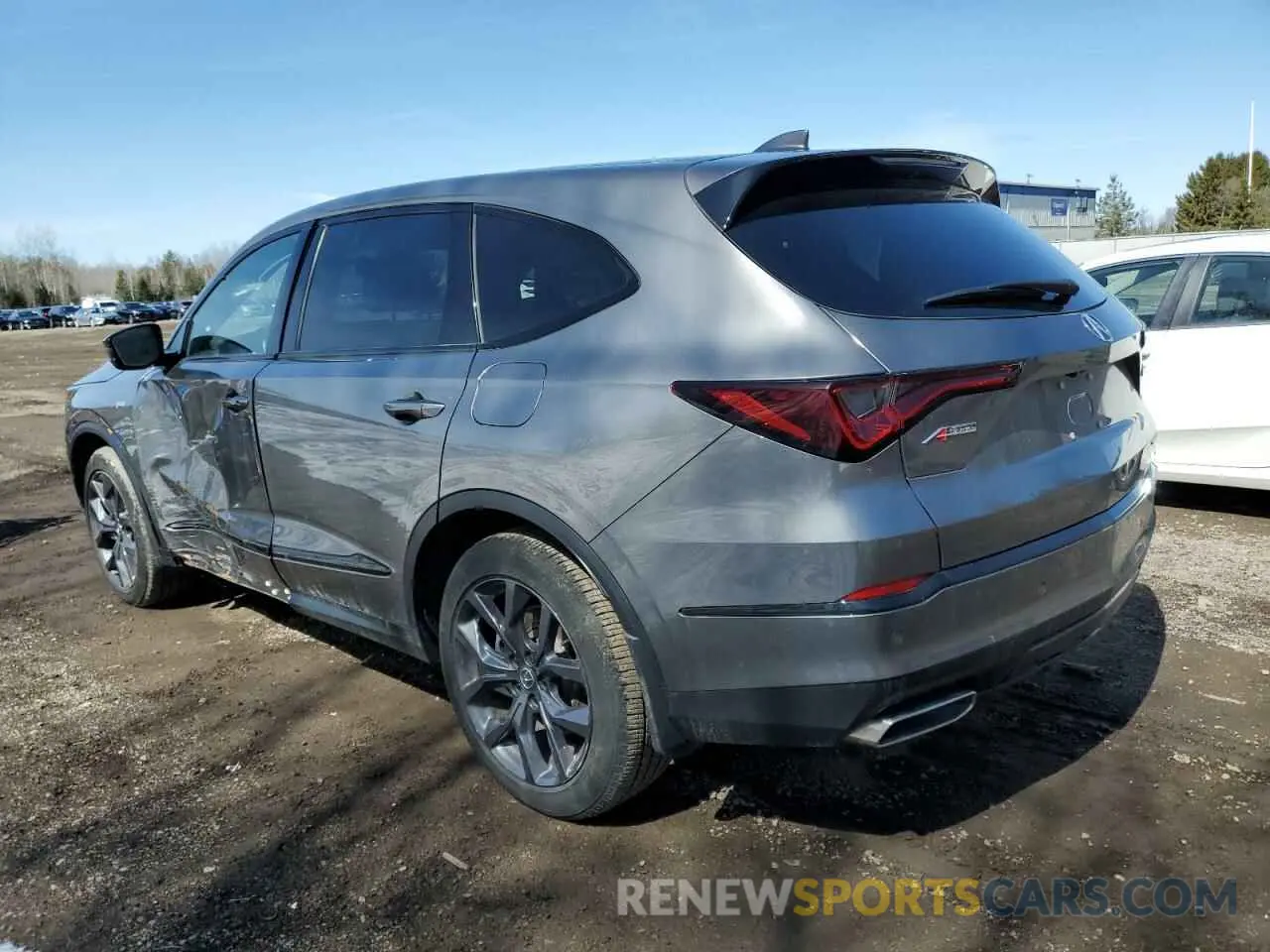 2 Photograph of a damaged car 5J8YE1H06PL801136 ACURA MDX 2023