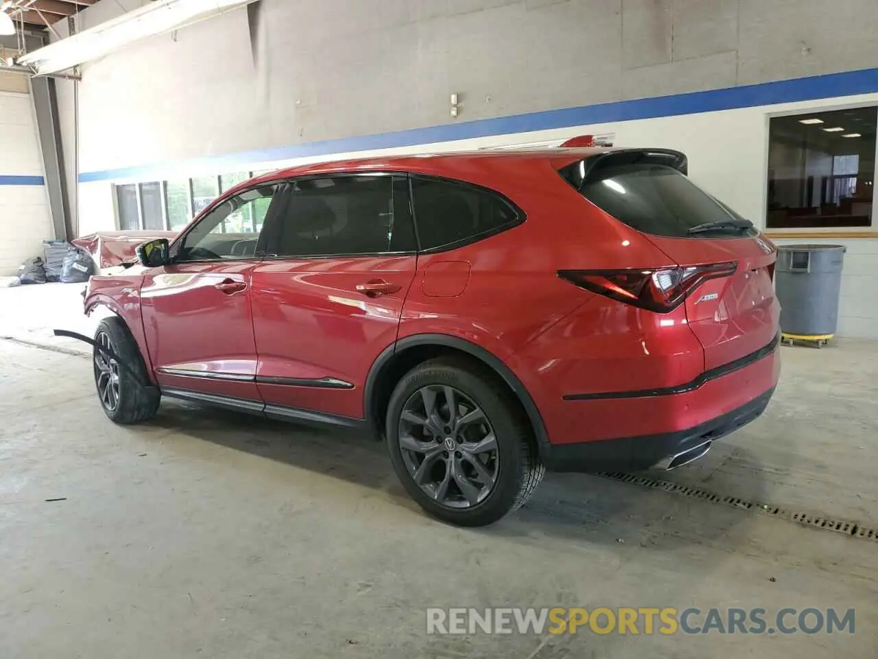 2 Photograph of a damaged car 5J8YE1H07PL003700 ACURA MDX 2023