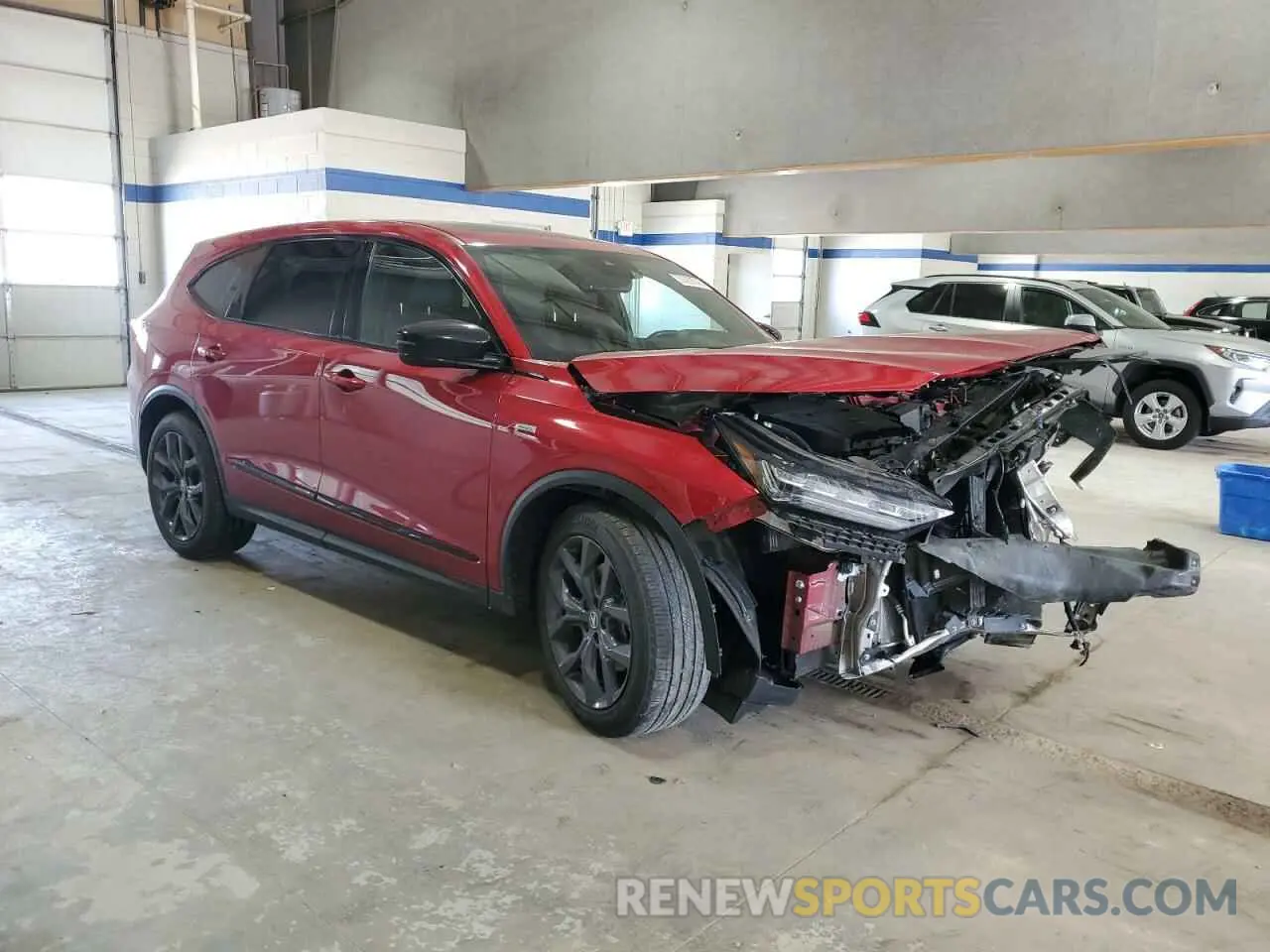 4 Photograph of a damaged car 5J8YE1H07PL003700 ACURA MDX 2023