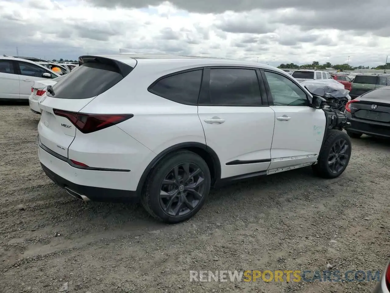 3 Photograph of a damaged car 5J8YE1H09PL001351 ACURA MDX 2023