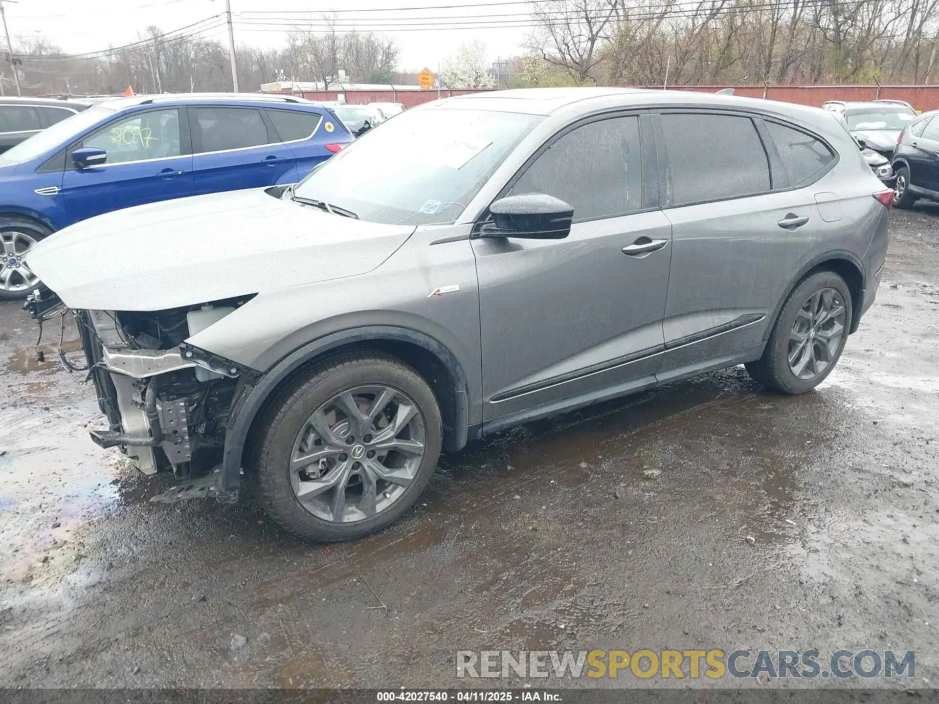 2 Photograph of a damaged car 5J8YE1H09PL005948 ACURA MDX 2023