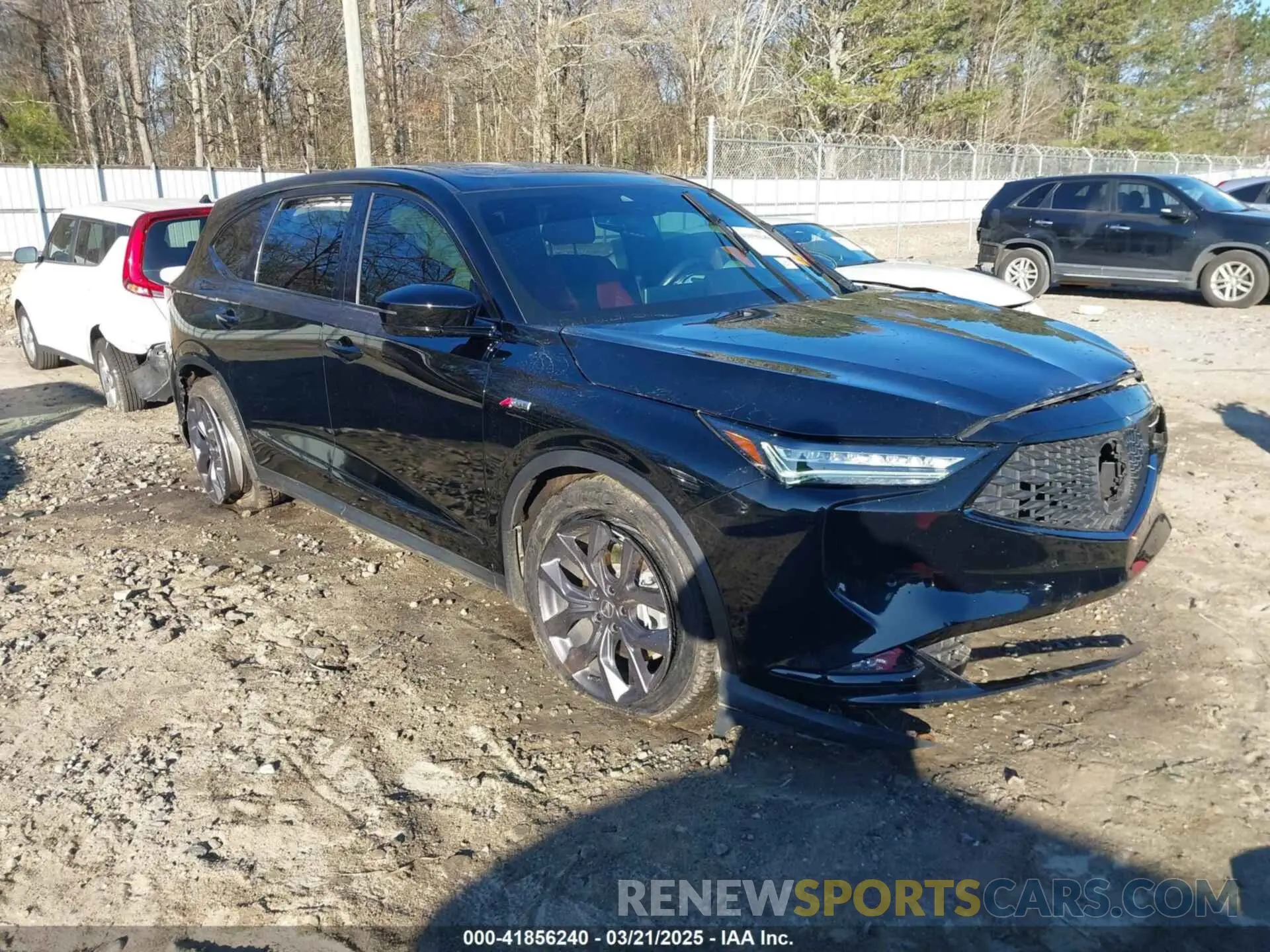 1 Photograph of a damaged car 5J8YE1H09PL008056 ACURA MDX 2023