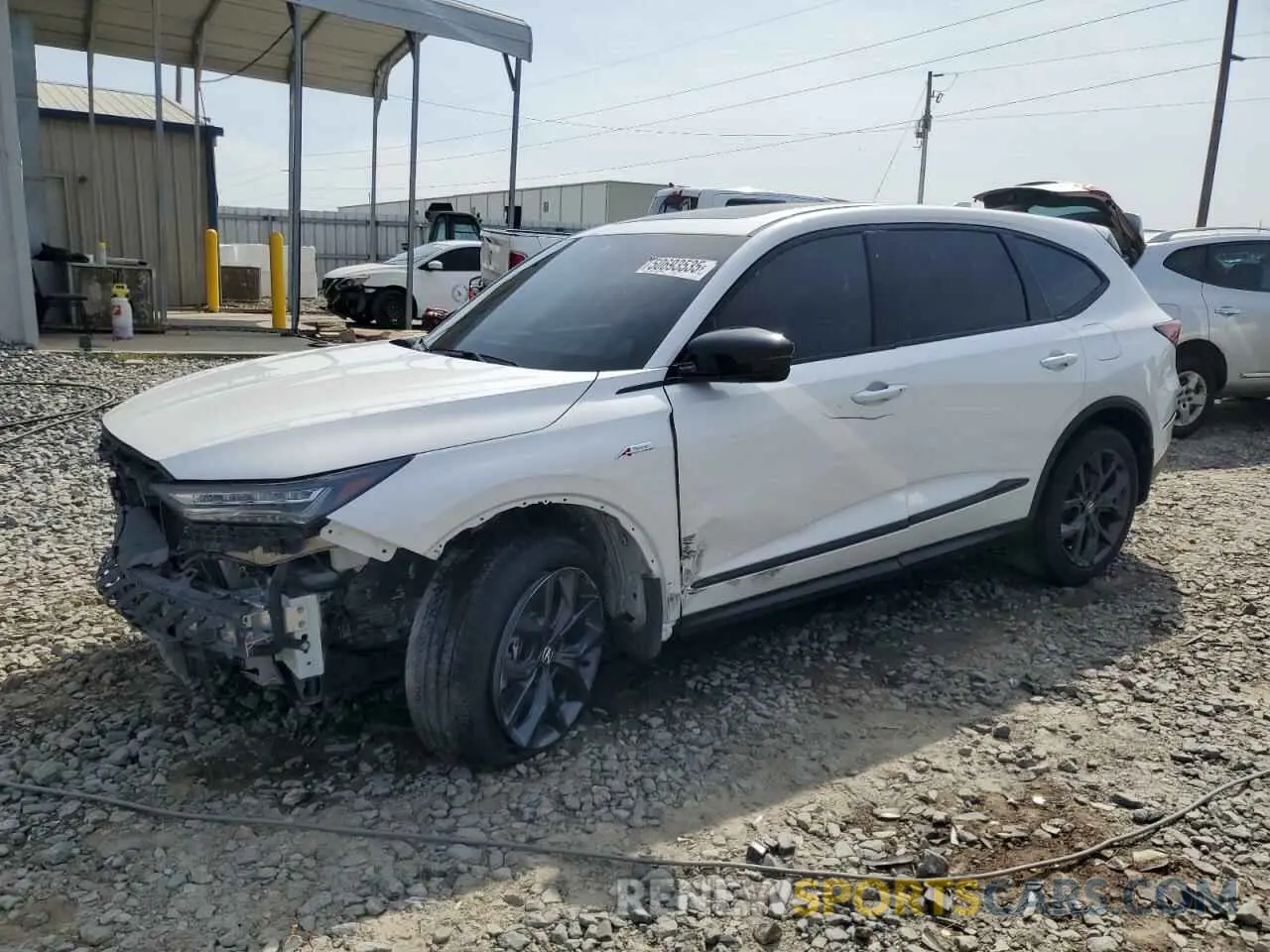 1 Photograph of a damaged car 5J8YE1H09PL011250 ACURA MDX 2023