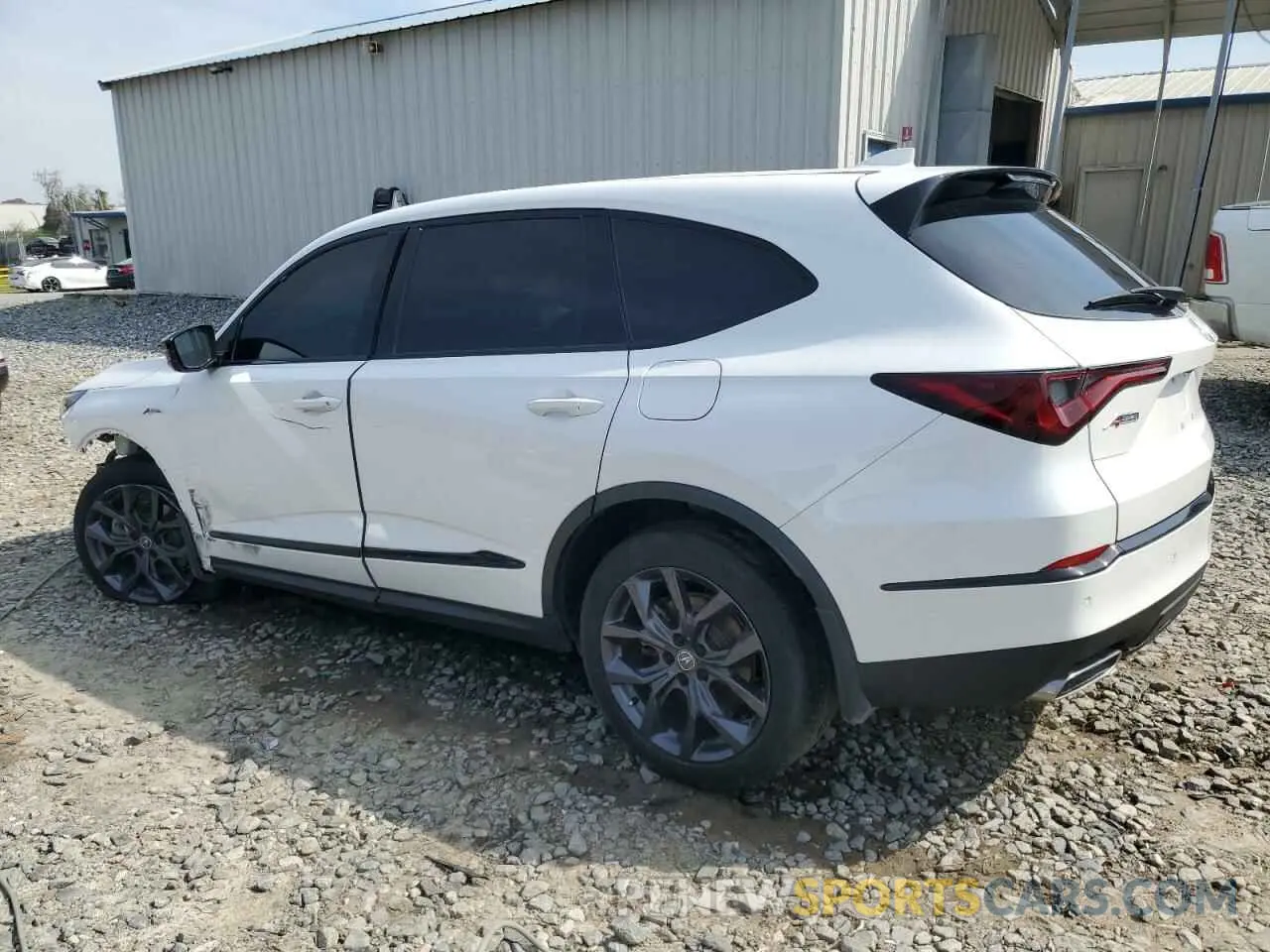 2 Photograph of a damaged car 5J8YE1H09PL011250 ACURA MDX 2023