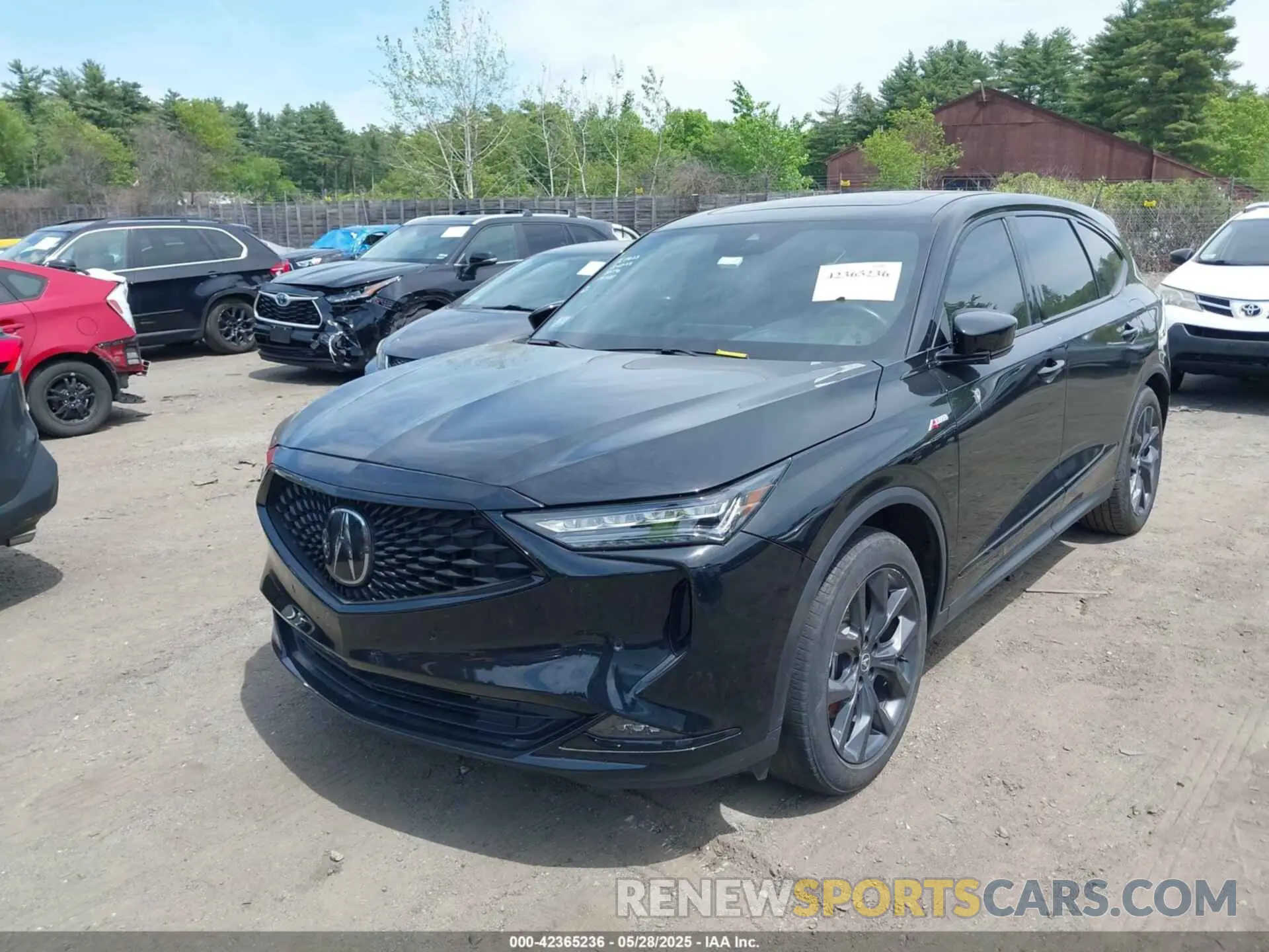 2 Photograph of a damaged car 5J8YE1H09PL037685 ACURA MDX 2023