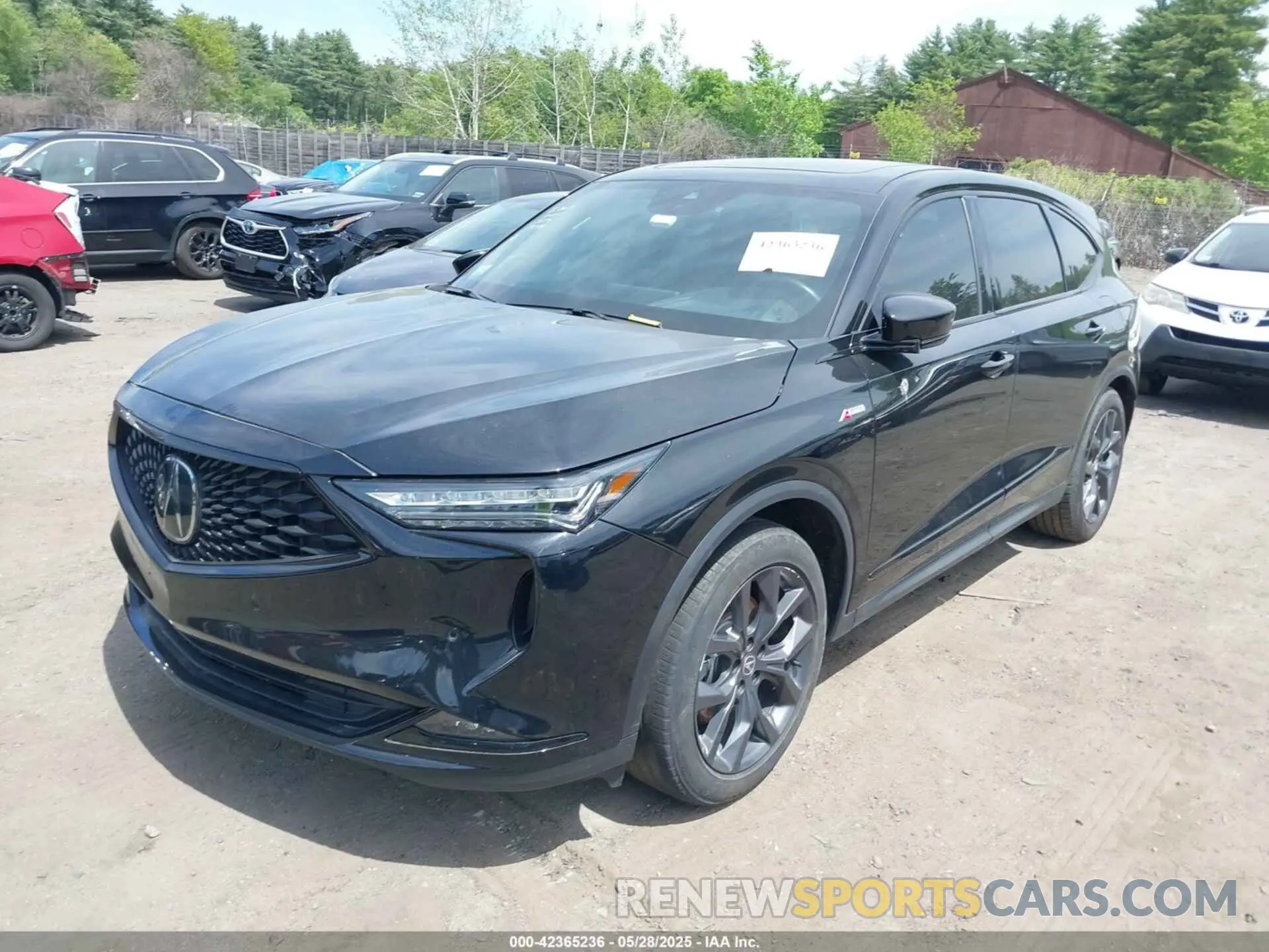 6 Photograph of a damaged car 5J8YE1H09PL037685 ACURA MDX 2023