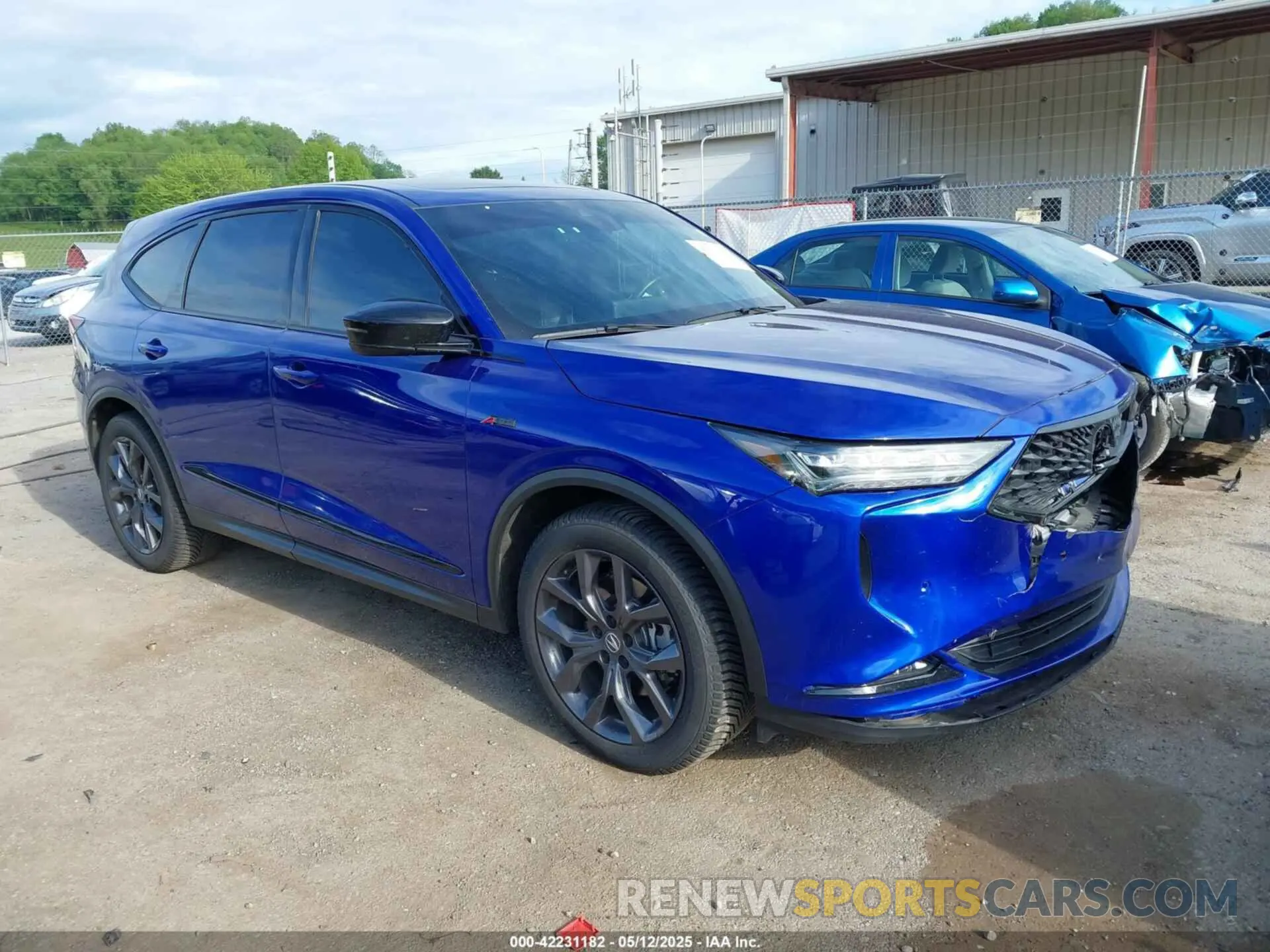 1 Photograph of a damaged car 5J8YE1H0XPL017980 ACURA MDX 2023
