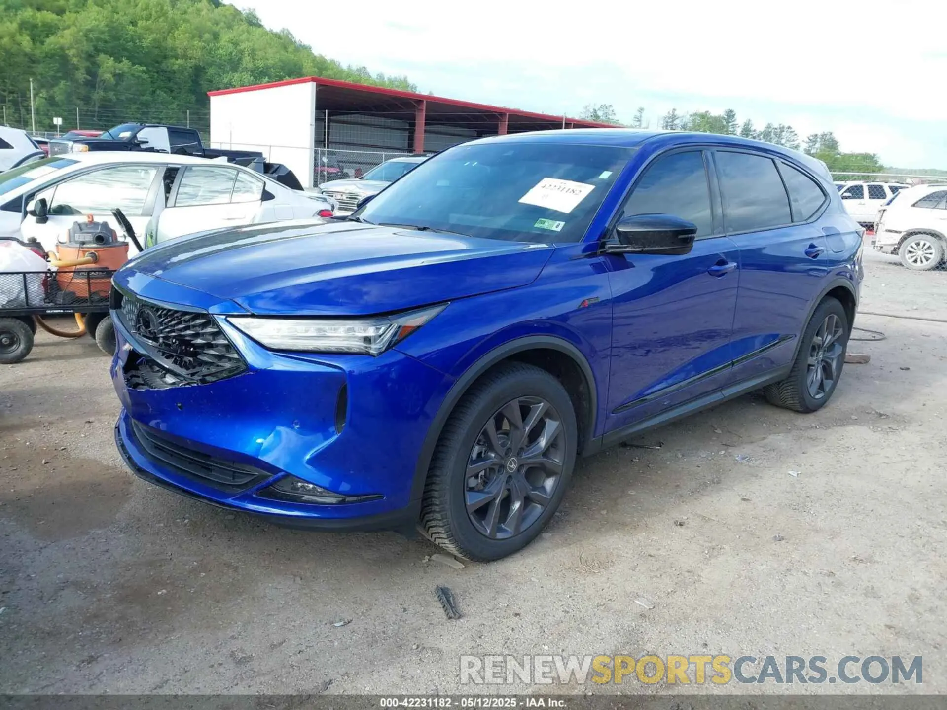 2 Photograph of a damaged car 5J8YE1H0XPL017980 ACURA MDX 2023