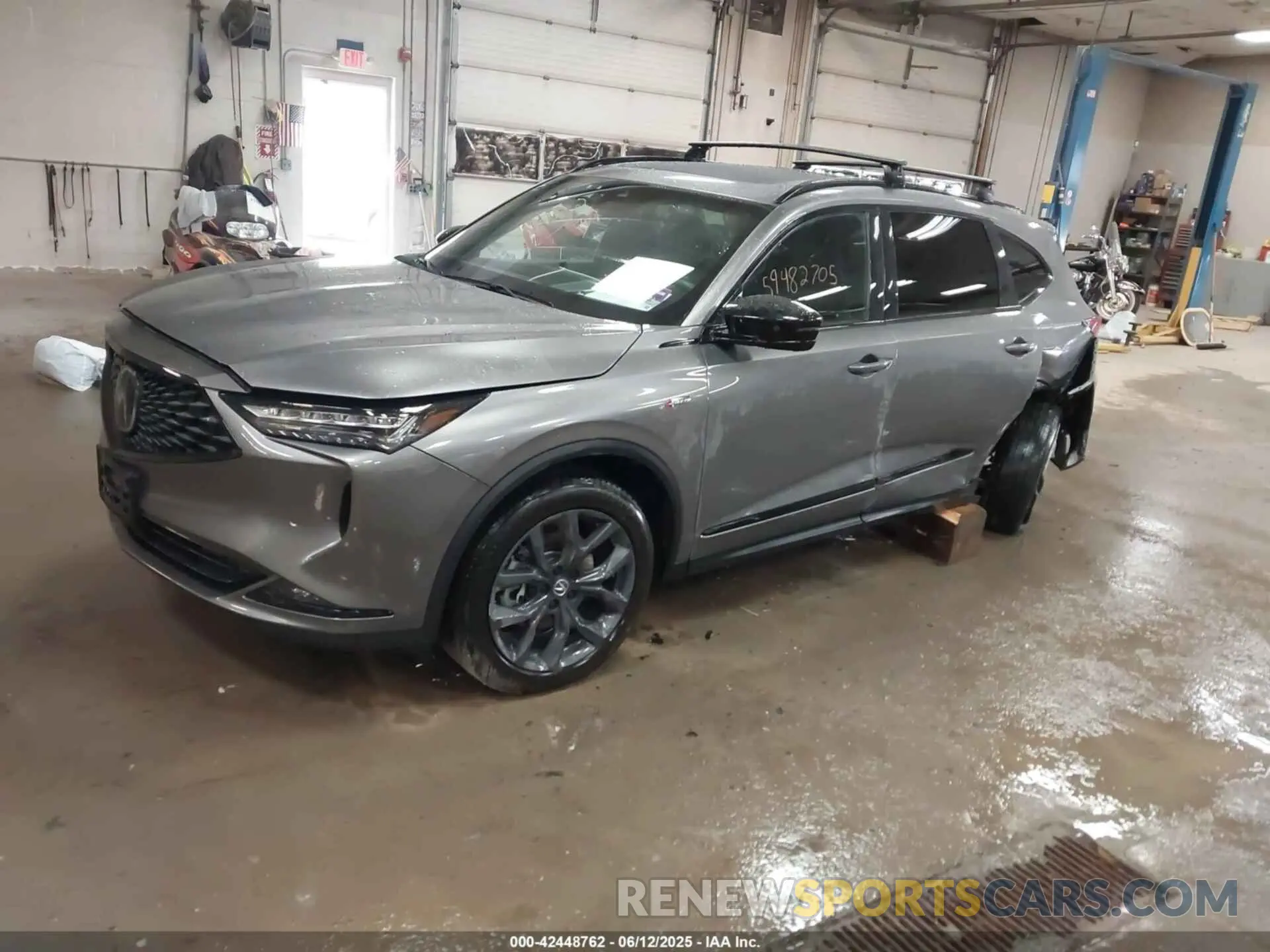 2 Photograph of a damaged car 5J8YE1H0XPL043110 ACURA MDX 2023