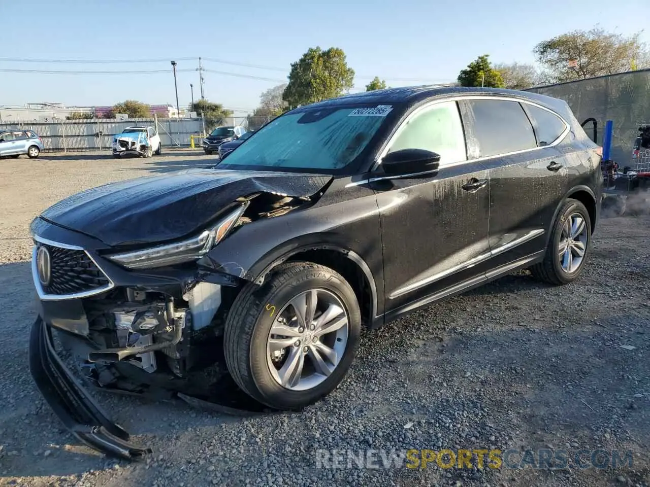 1 Photograph of a damaged car 5J8YE1H31PL014668 ACURA MDX 2023