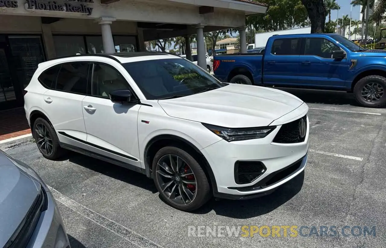 1 Photograph of a damaged car 5J8YE1H33PL035098 ACURA MDX 2023