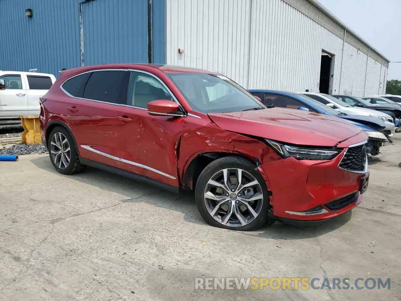 4 Photograph of a damaged car 5J8YE1H43PL025910 ACURA MDX 2023