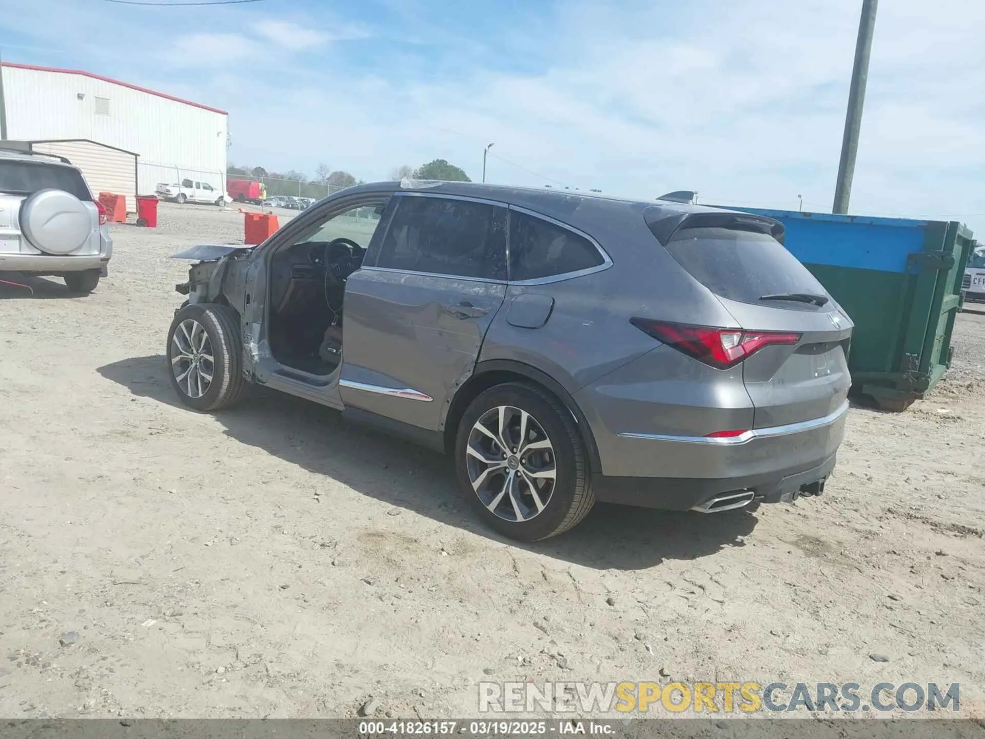 3 Photograph of a damaged car 5J8YE1H45PL024130 ACURA MDX 2023