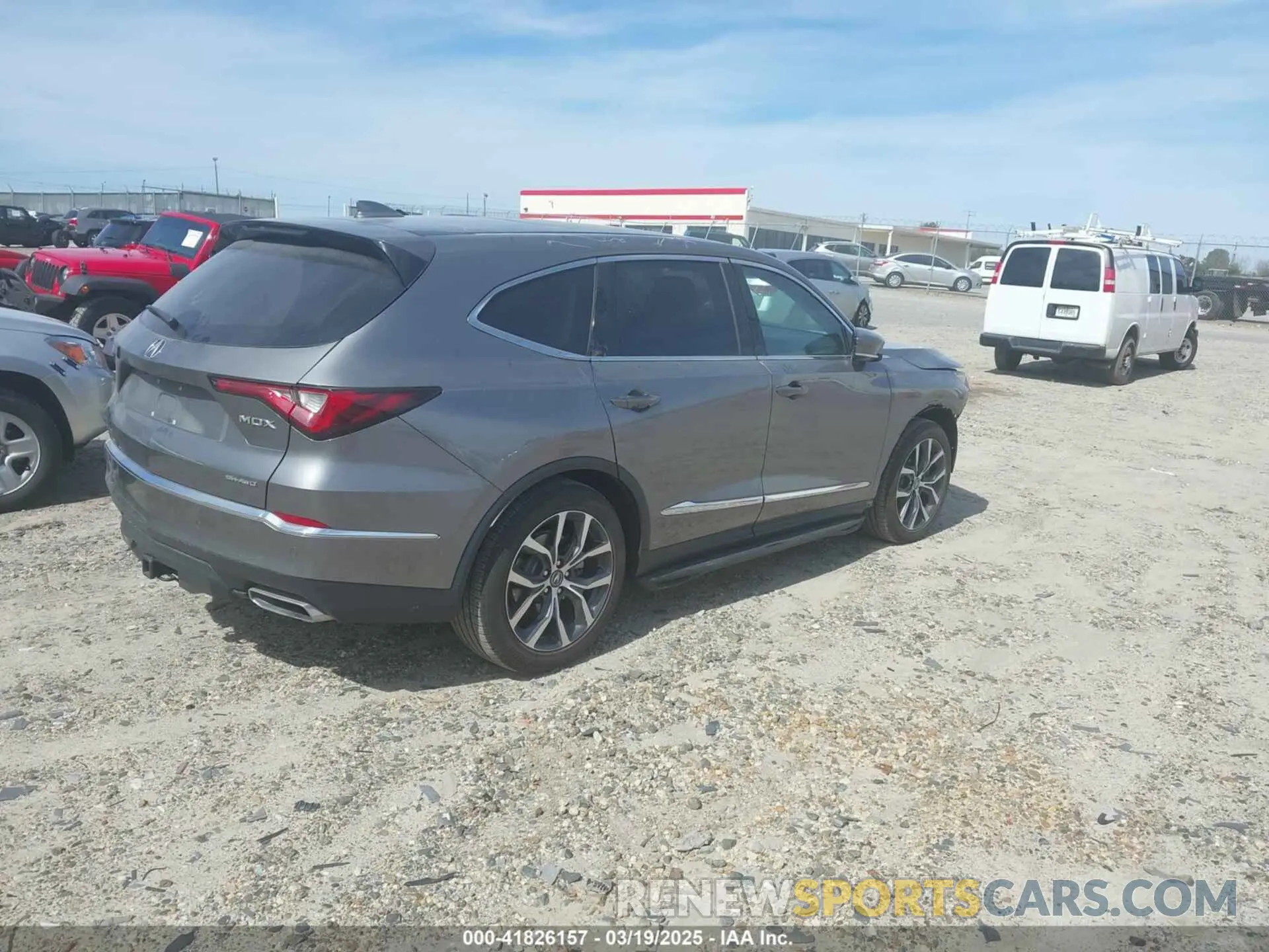 4 Photograph of a damaged car 5J8YE1H45PL024130 ACURA MDX 2023