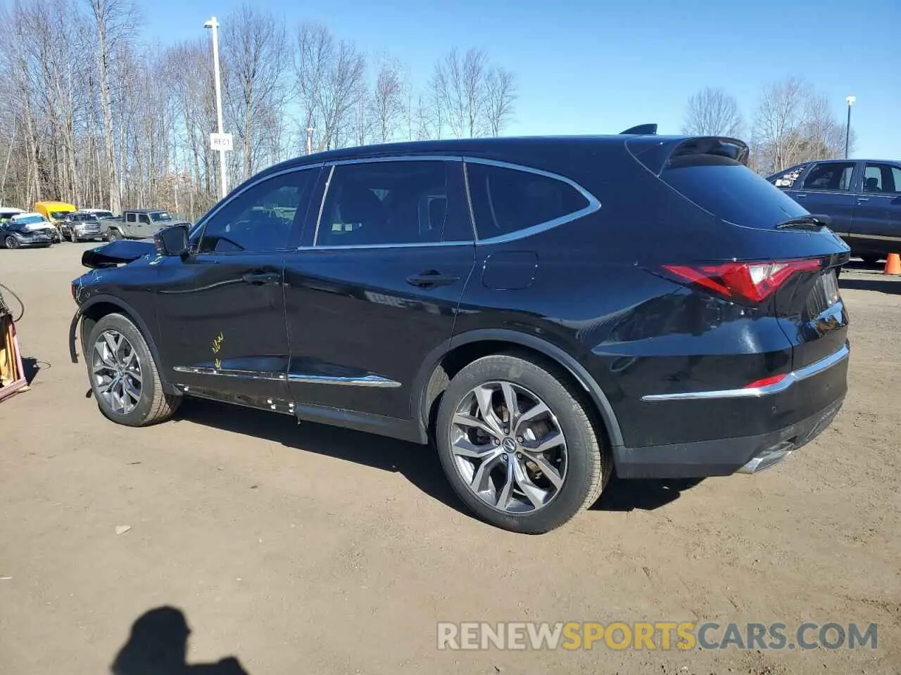 2 Photograph of a damaged car 5J8YE1H46PL019549 ACURA MDX 2023