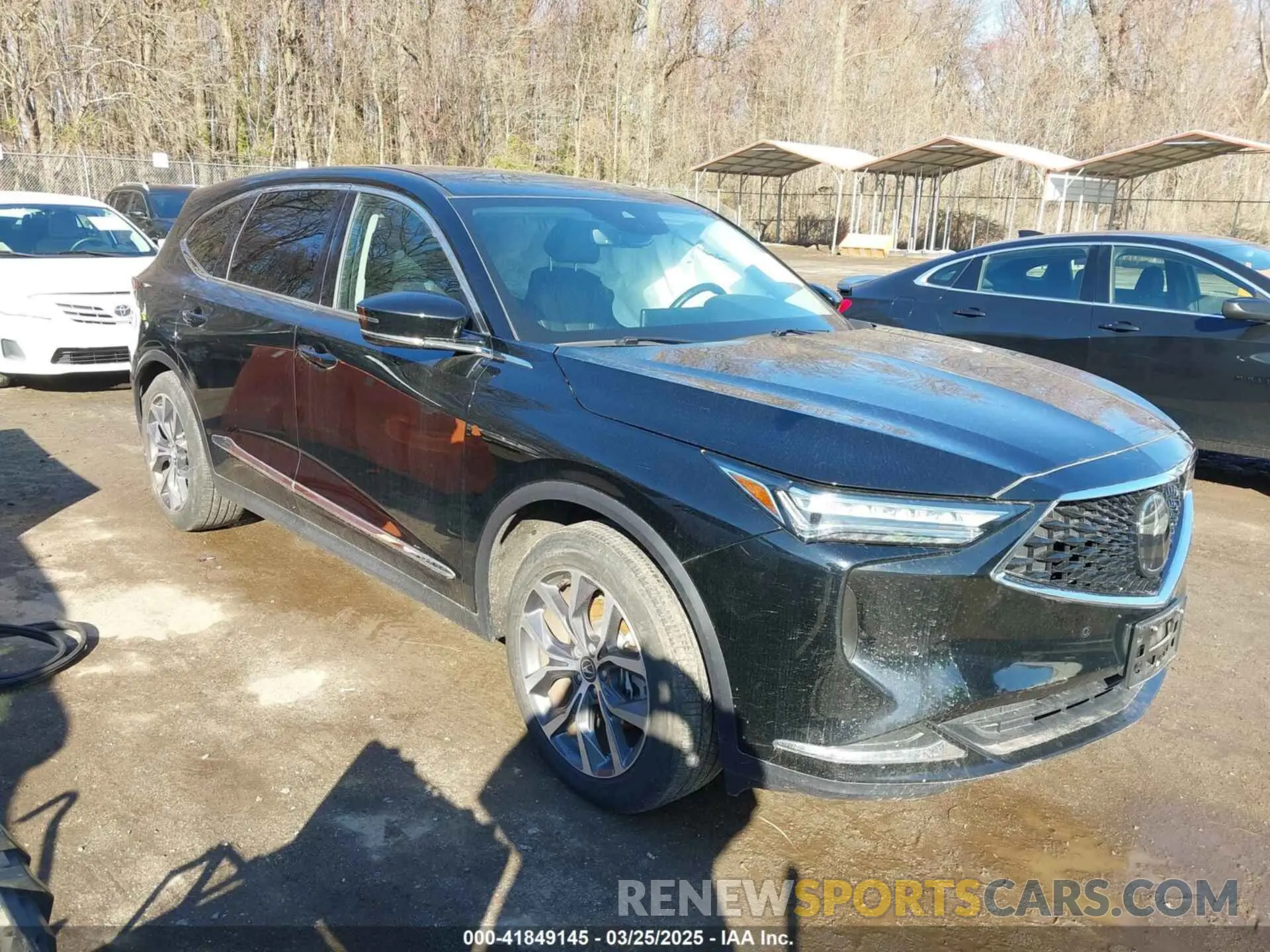 1 Photograph of a damaged car 5J8YE1H47PL018815 ACURA MDX 2023