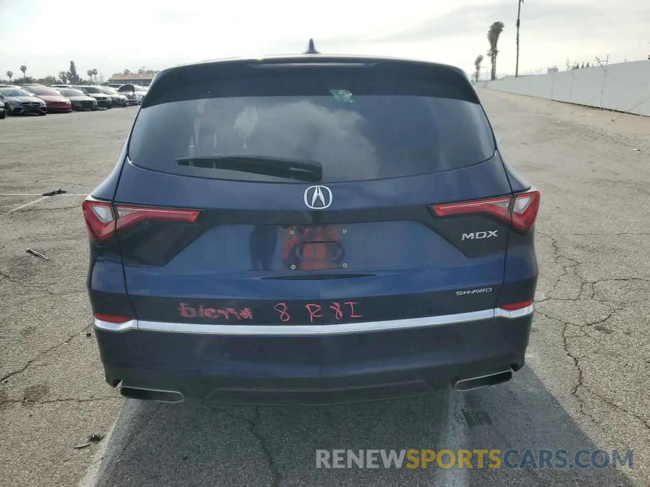 6 Photograph of a damaged car 5J8YE1H47PL034268 ACURA MDX 2023