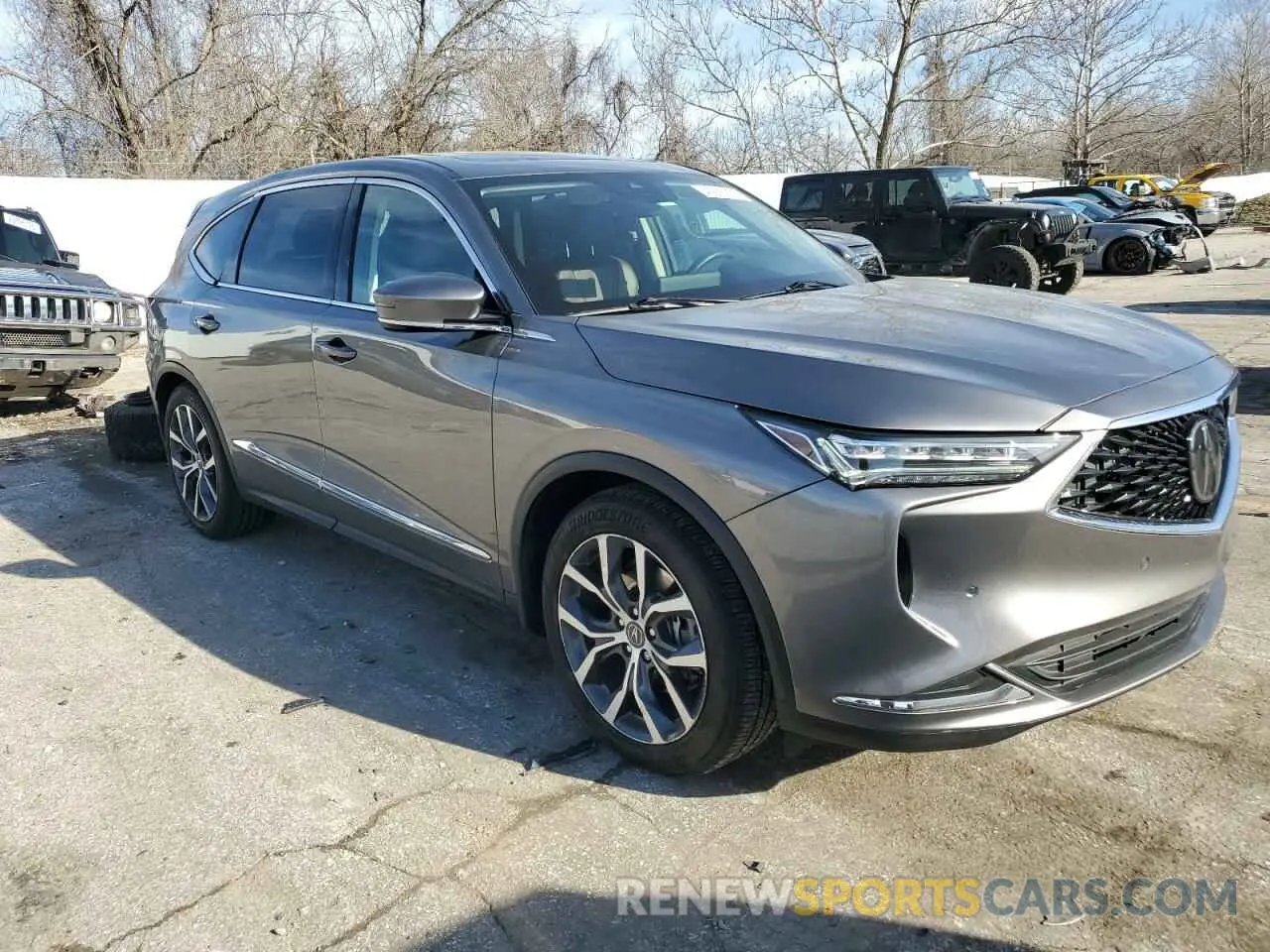 4 Photograph of a damaged car 5J8YE1H48PL028477 ACURA MDX 2023
