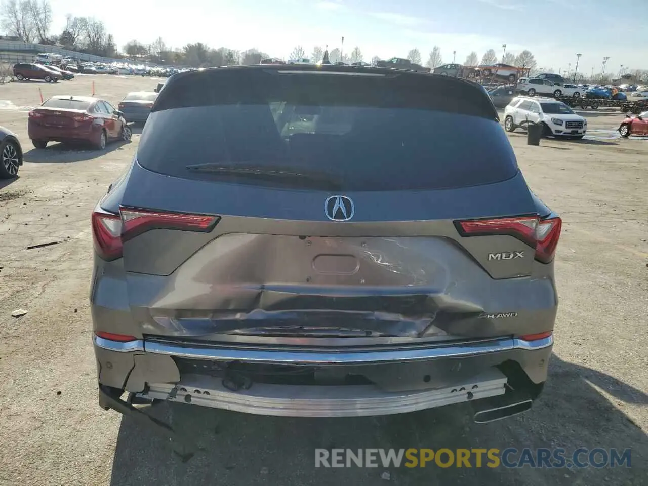 6 Photograph of a damaged car 5J8YE1H48PL028477 ACURA MDX 2023