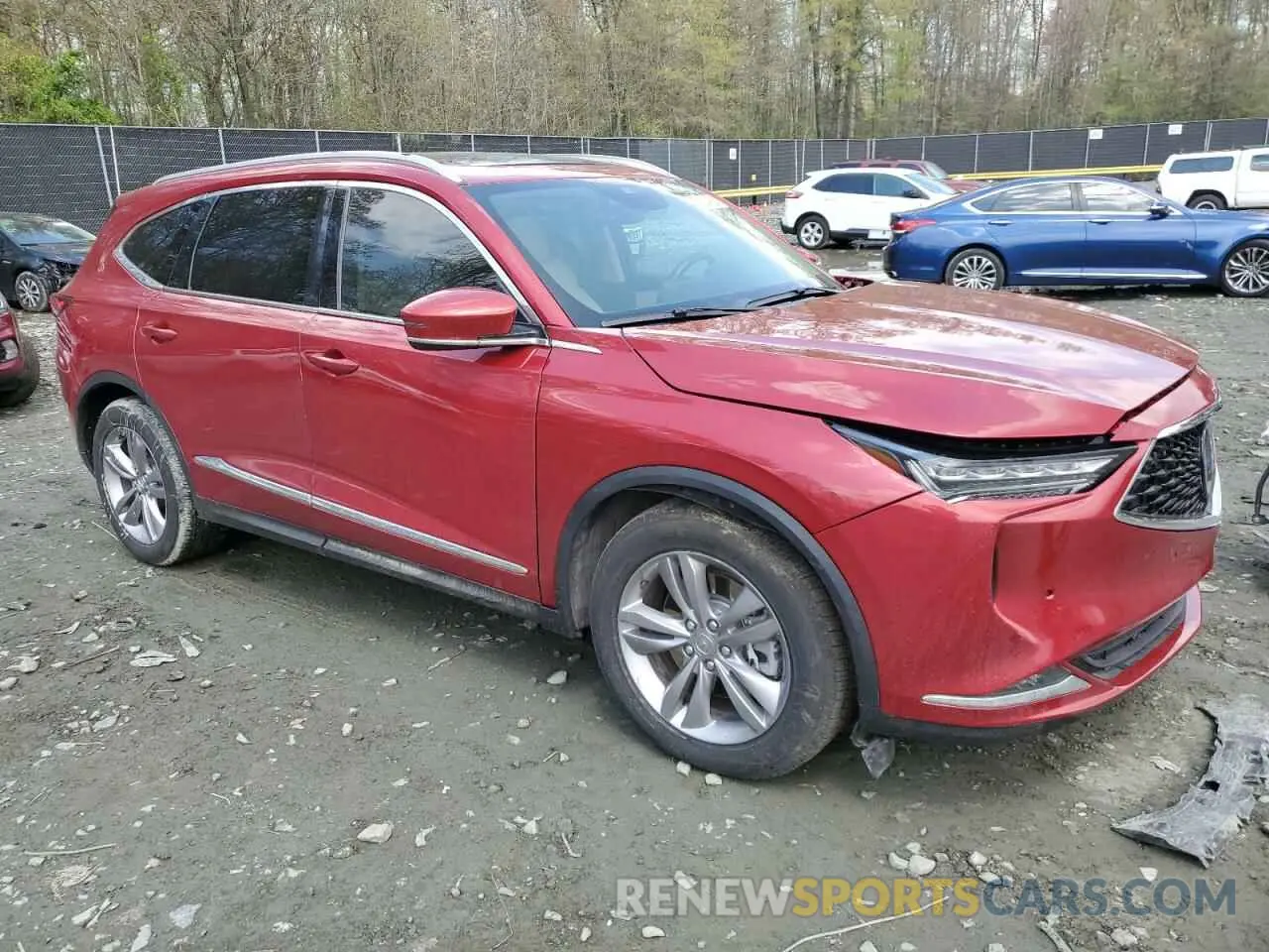 4 Photograph of a damaged car 5J8YE1H80PL017704 ACURA MDX 2023