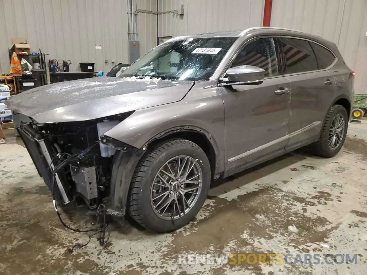 1 Photograph of a damaged car 5J8YE1H80PL038519 ACURA MDX 2023